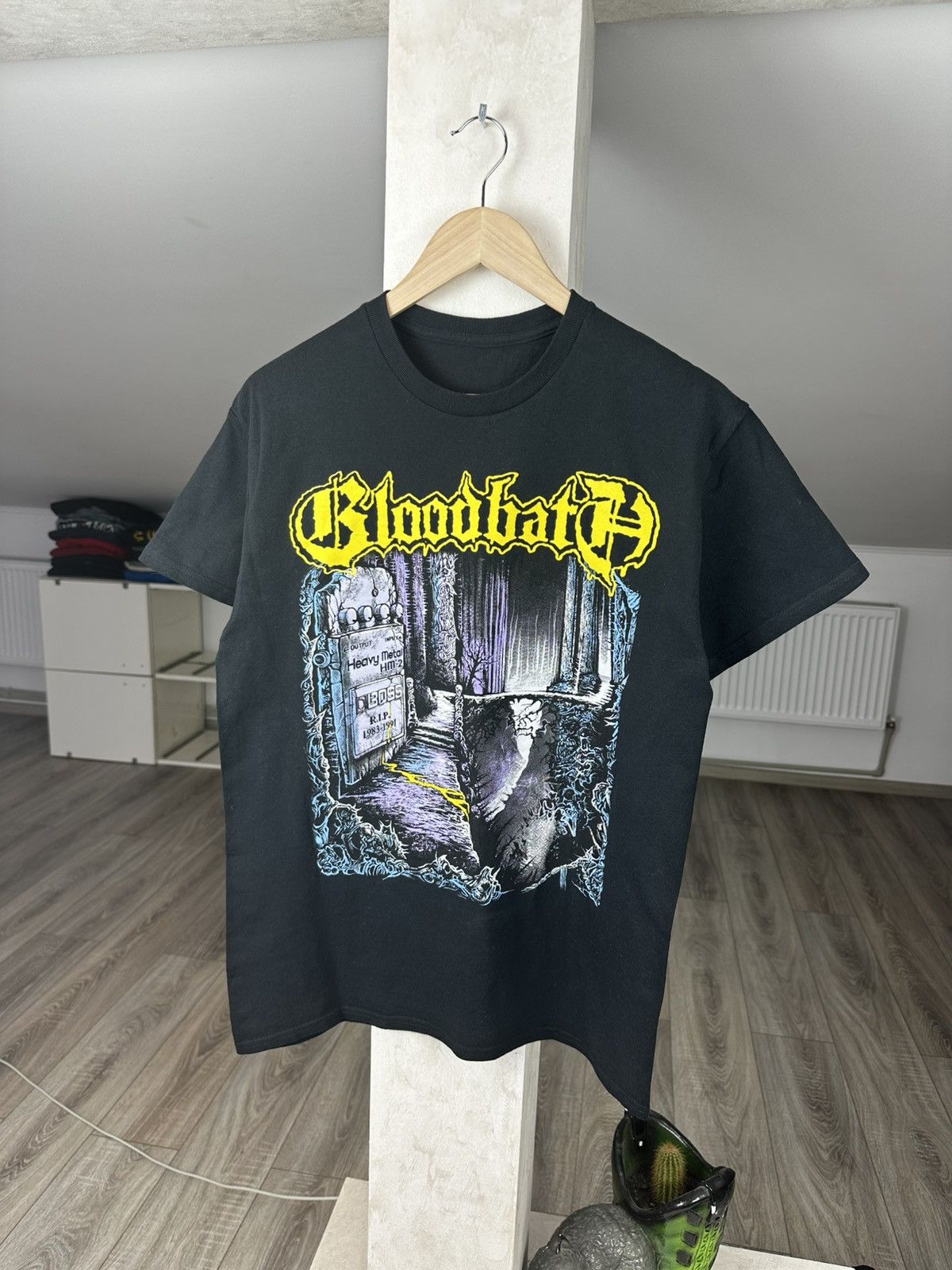 Haunted Mound Blood Bath Y2K Tee Black Bloody Wire Bat Tee Size US M / EU 48-50 / 2 - 1 Thumbnail
