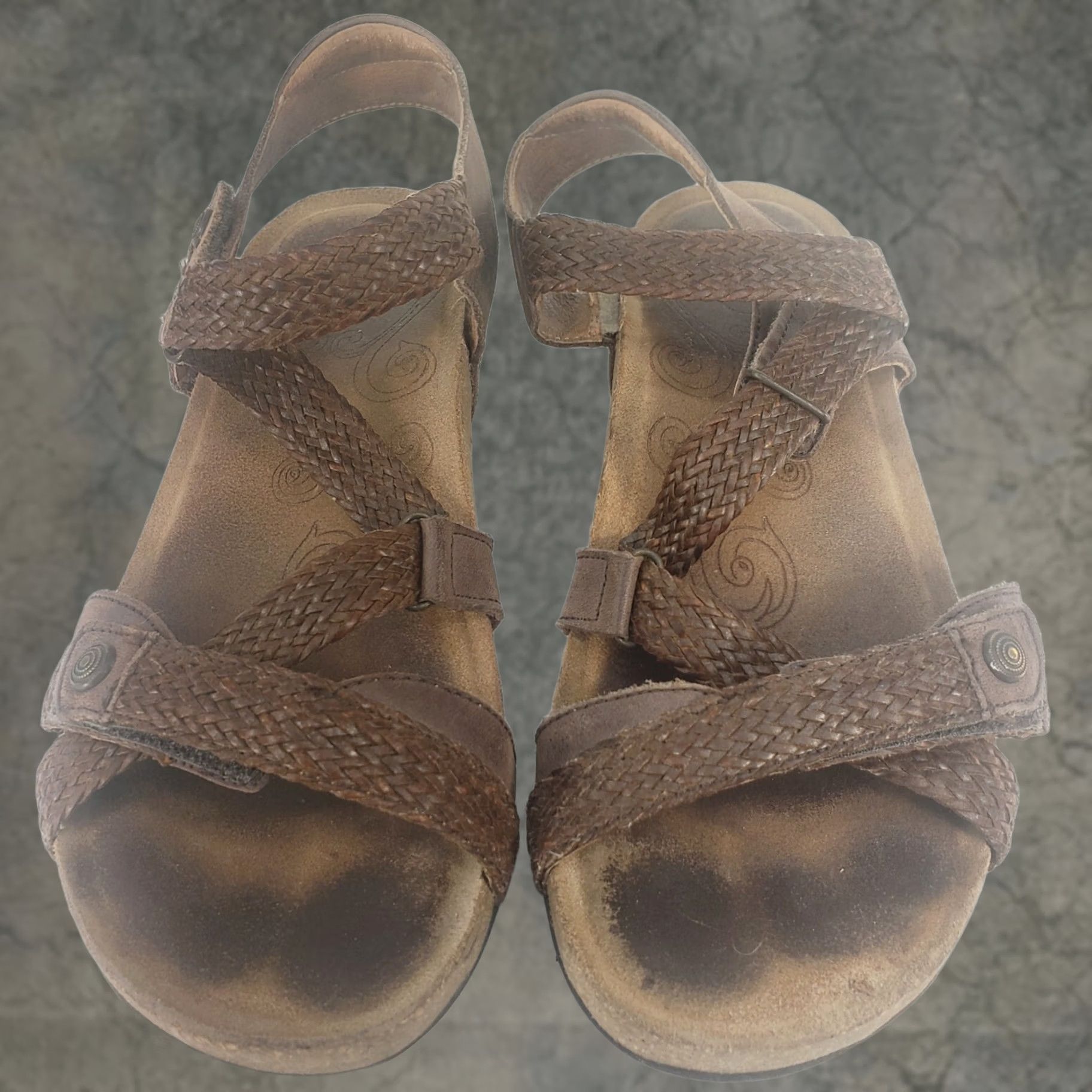 Taos Taos Trulie Womens Sandals Sz US 7.5 EU 38 Brown Leather Adjustable Size US 8 / IT 38 - 1 Thumbnail