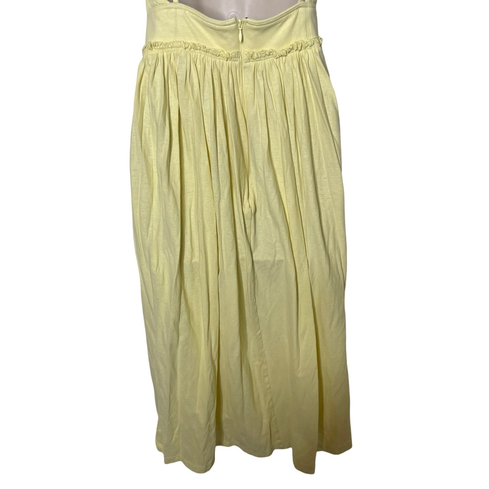 Ulla Johnson Ulla Johnson Freya Yellow Jersey Cotton midi Sun Dress sz 8 Size M / US 6-8 / IT 42-44 - 6 Thumbnail