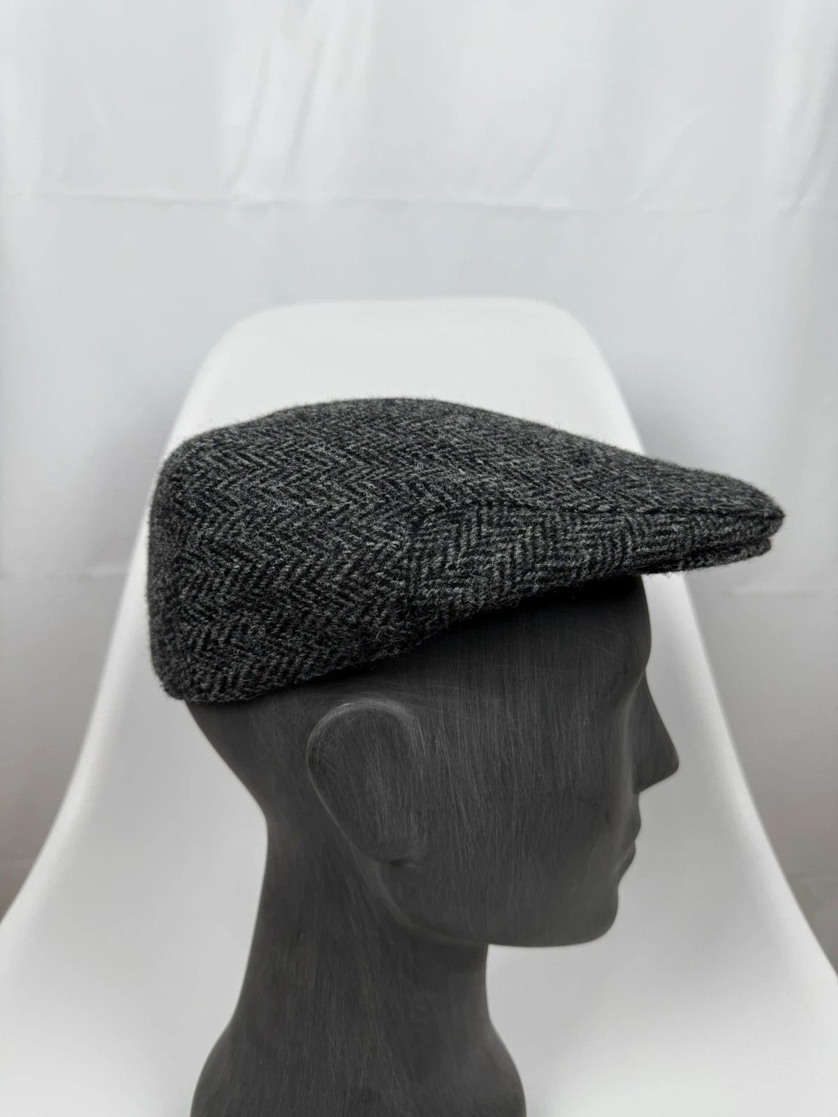 Harris Tweed Charles Tyrwhitt Harris Tweed Wool Flat Hat Handwoven size S Size ONE SIZE - 4 Thumbnail