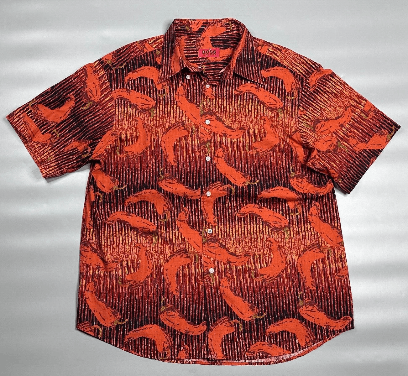 Hugo Boss Hugo Boss paper men's shirt M Size US M / EU 48-50 / 2 - 2 Thumbnail