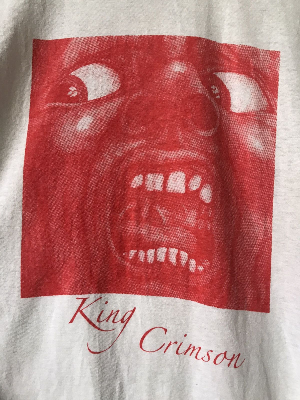 Band Tees × Vintage Vintage 80s King Crimson Shirt Size US L / EU 52-54 / 3 - 2 Thumbnail