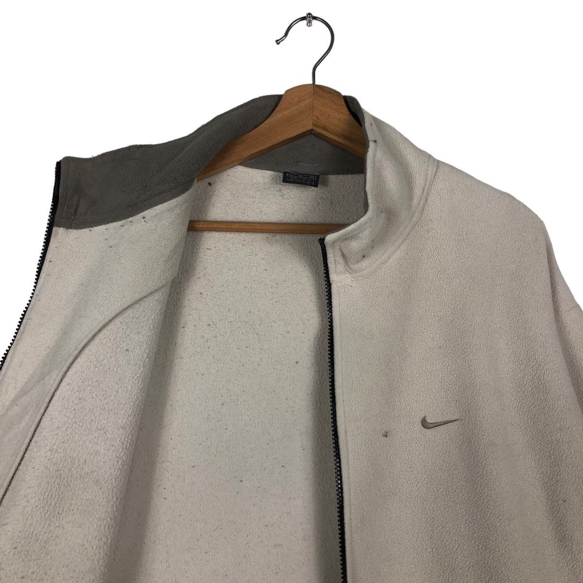 Nike × Vintage 🔥90’s Vintage Nike Zipper Fleece Jacket Size US XL / EU 56 / 4 - 9 Thumbnail
