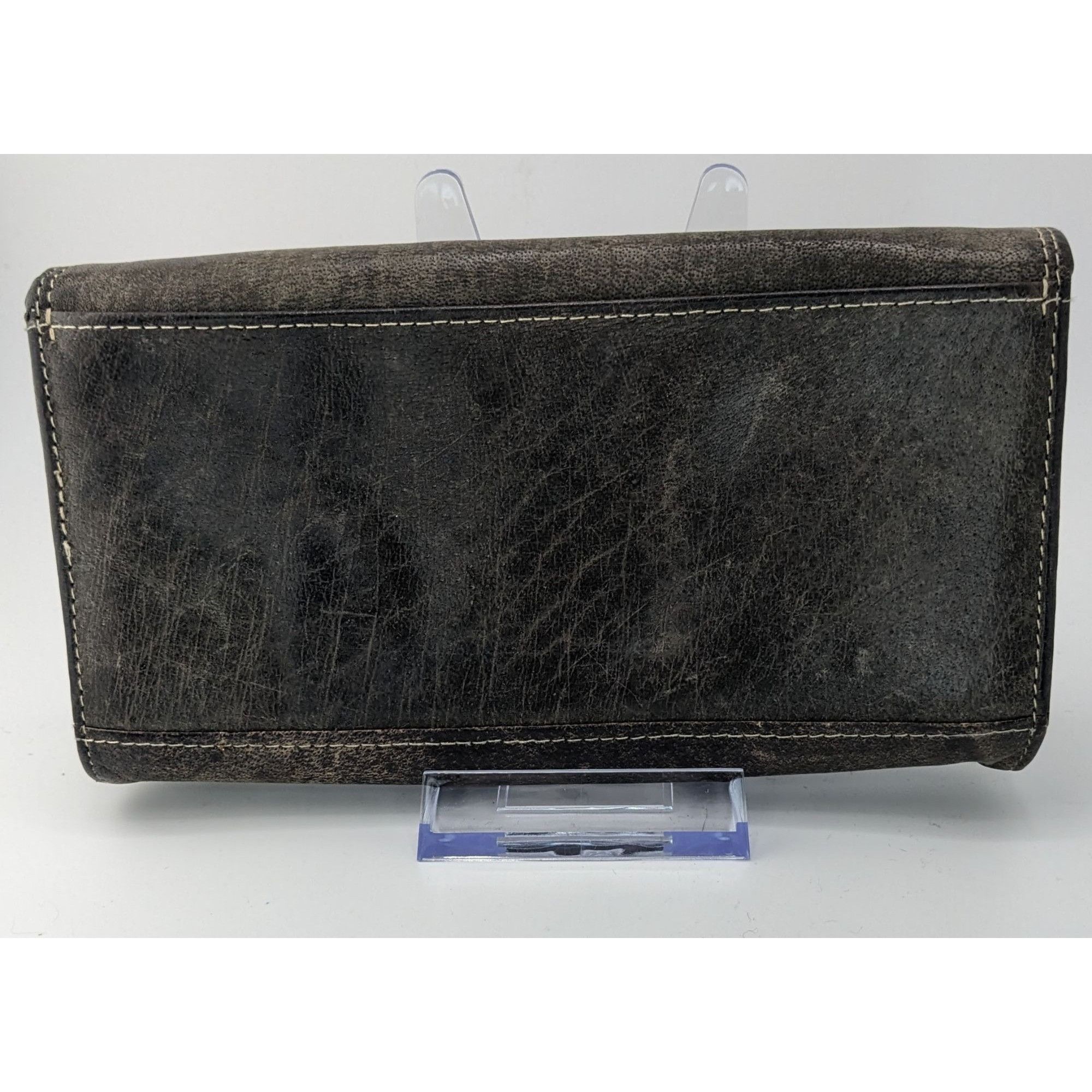 Other Vintage Wild Tiger Leather Wallet Retro Style 7x3.5 Inches W Size ONE SIZE - 6 Thumbnail