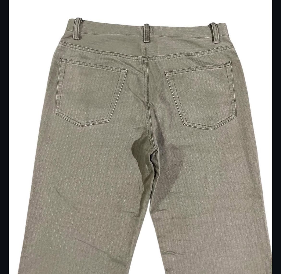 Yohji Yamamoto 2000s Yohji Yamamoto Y's Aar Stripe Pattern Pants y2k Size US 30 / EU 46 - 4 Thumbnail