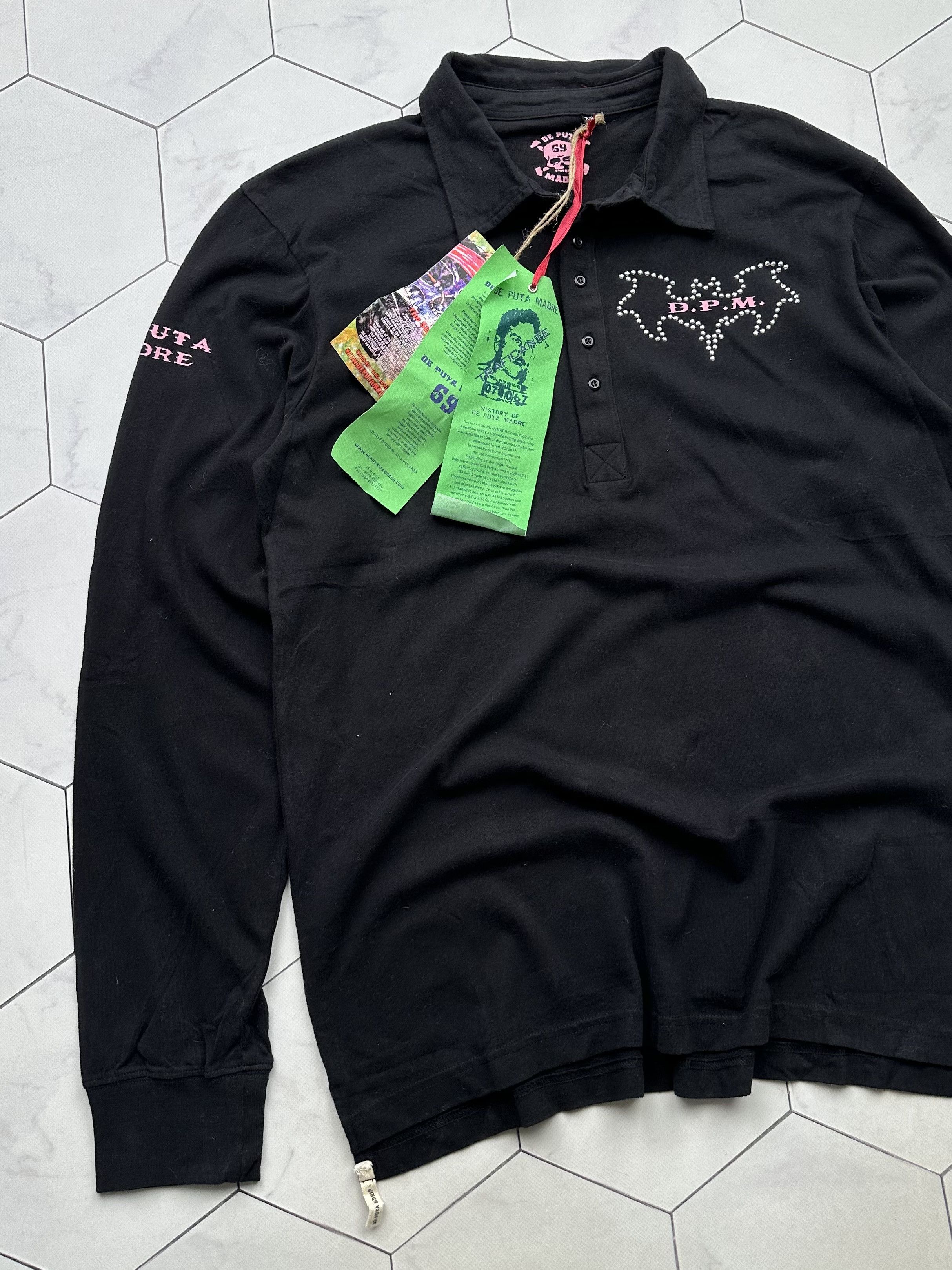 Japanese Brand De Puta Madre Vintage Archive Long Sleeve (B282) Size US L / EU 52-54 / 3 - 2 Thumbnail
