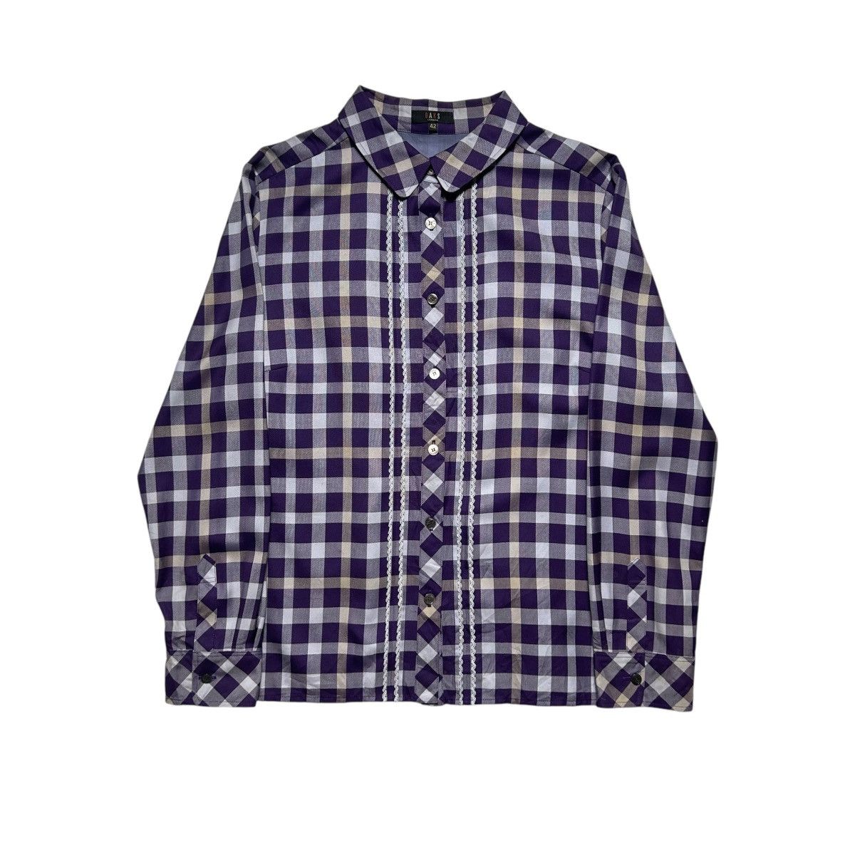 DAKS Daks London Nova Check Button Up Shirt Size M / US 6-8 / IT 42-44 - 1 Thumbnail