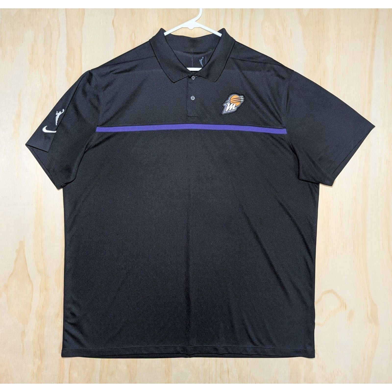 Nike Nike Men's XL Phoenix Mercury WNBA Polo Shirt Black Stretch Size US XL / EU 56 / 4 - 1 Thumbnail