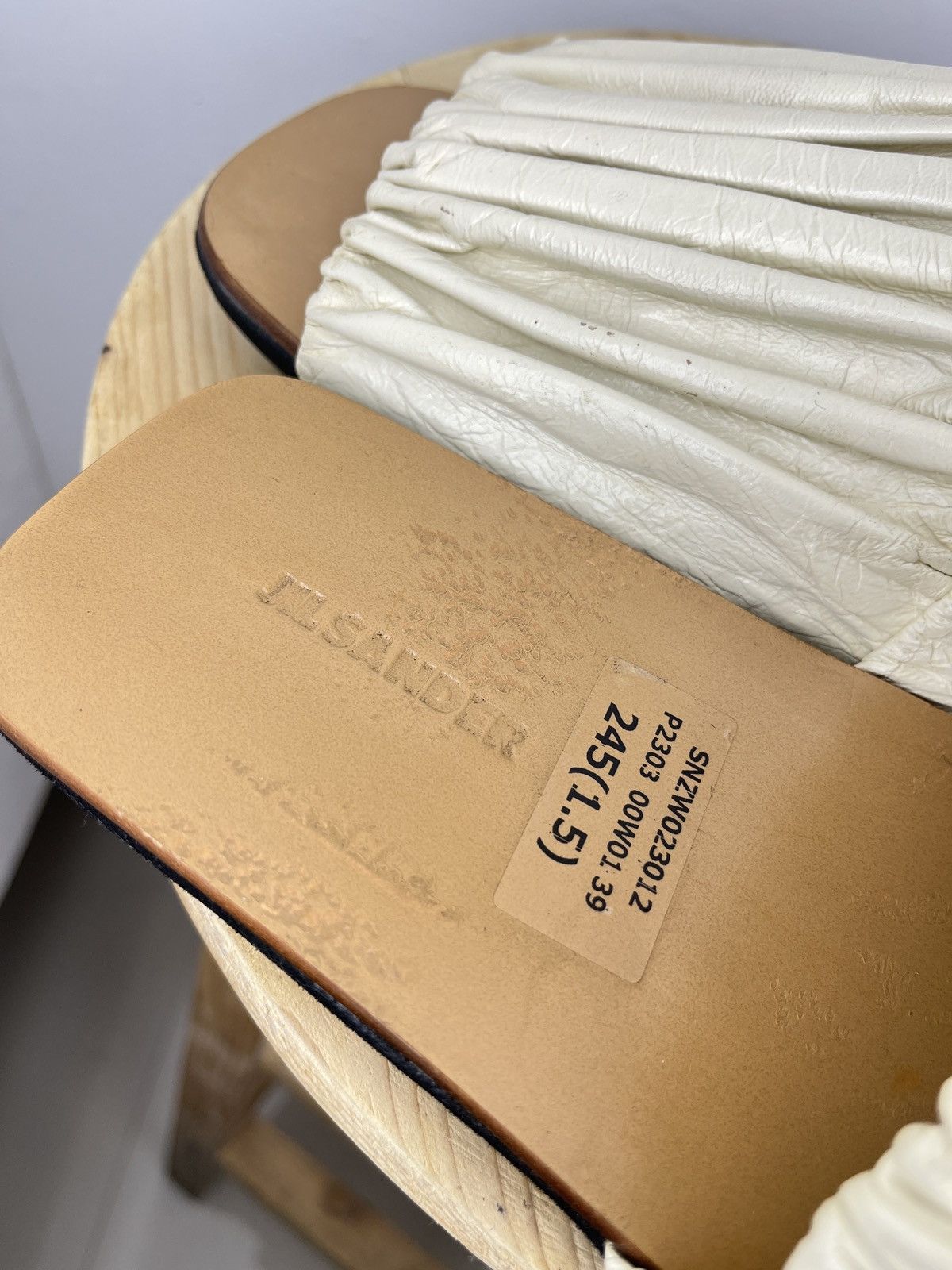 Jil Sander Gathered Sandals Size US 9 / IT 39 - 8 Thumbnail