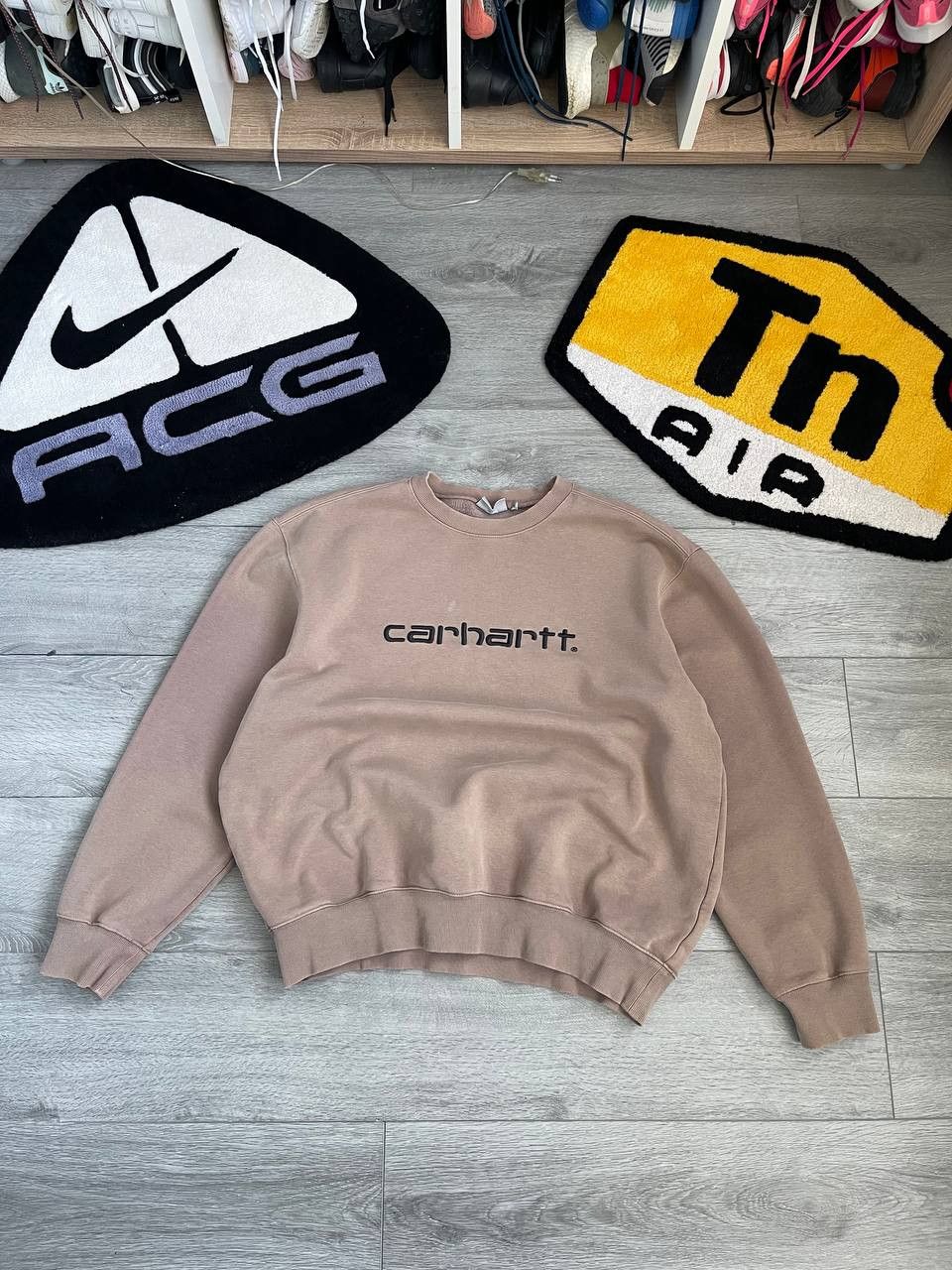 Carhartt × Streetwear × Vintage Vintage 00s Carhartt Crew Neck Sweatshirt distressed Size US XL / EU 56 / 4 - 2 Thumbnail