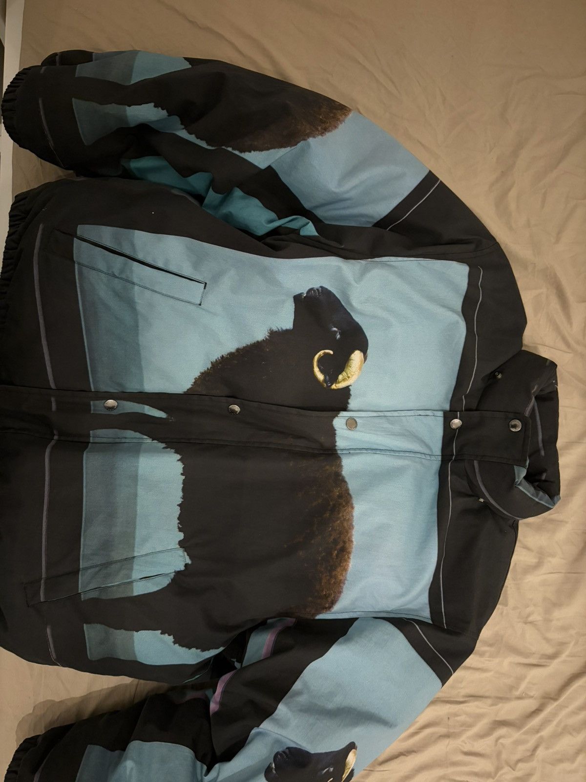 Supreme Supreme Damien Hirst Puffa Jacket, Black Size US L / EU 52-54 / 3 - 3 Thumbnail