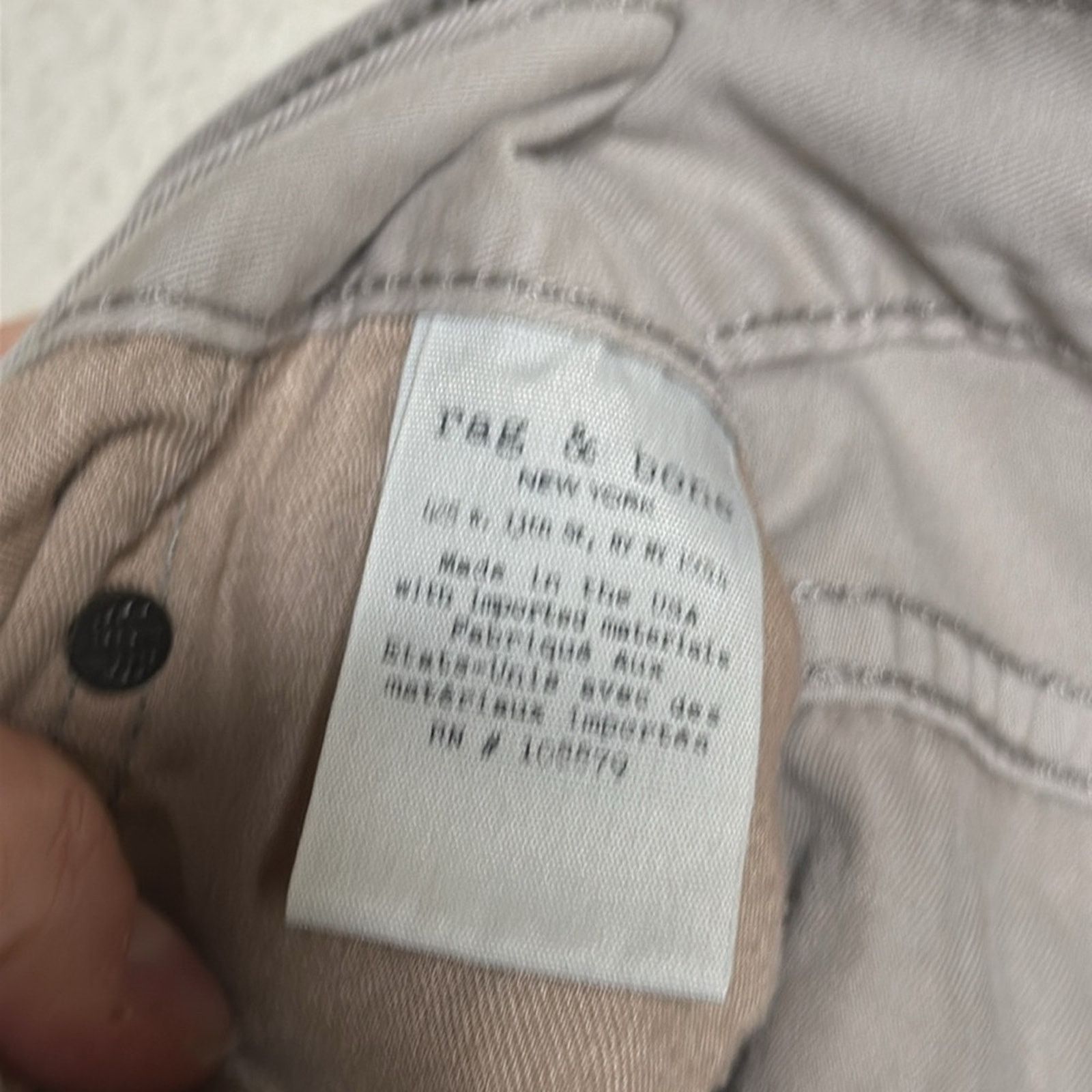 Rag & Bone Rag & Bone Standard Issue Fit 2 Slim Leg Pants Stone Size 36 Size US 36 / EU 52 - 12 Thumbnail