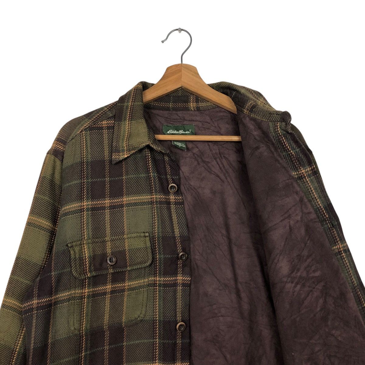 Flannel 📌Vintage Shirt Button Jacket Eddie Bauer Tartan Design Size US S / EU 44-46 / 1 - 13 Thumbnail