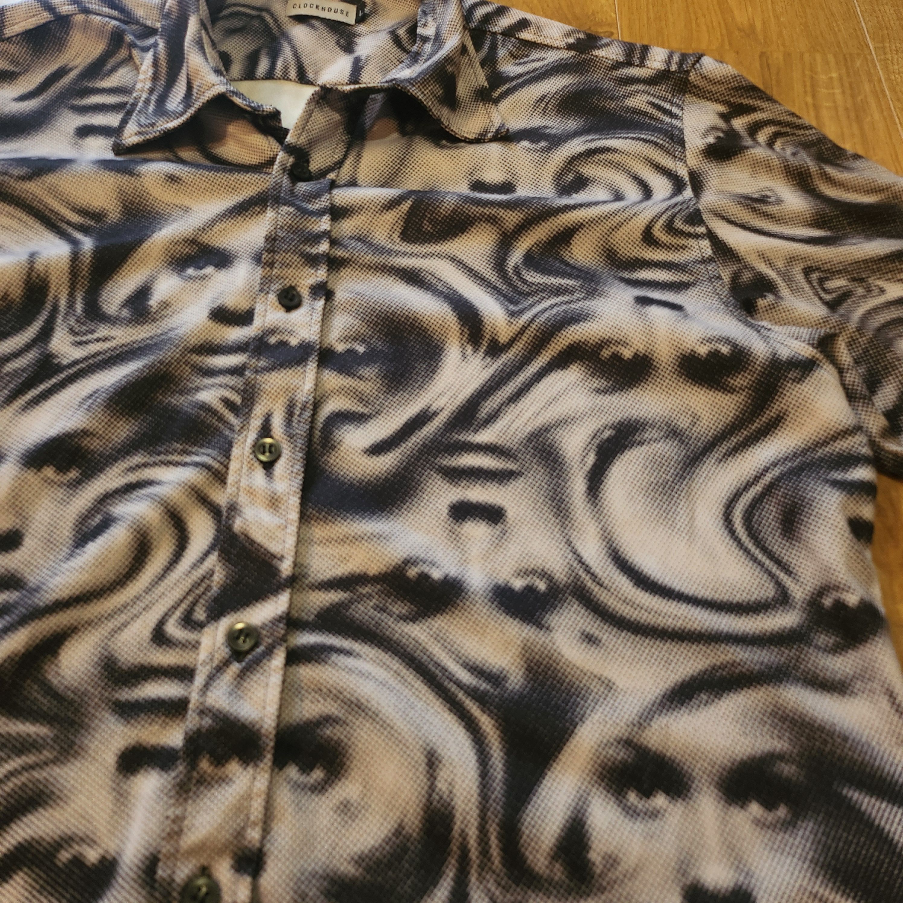 Other × Vintage Spiral Faces Shirt Size US M / EU 48-50 / 2 - 2 Thumbnail