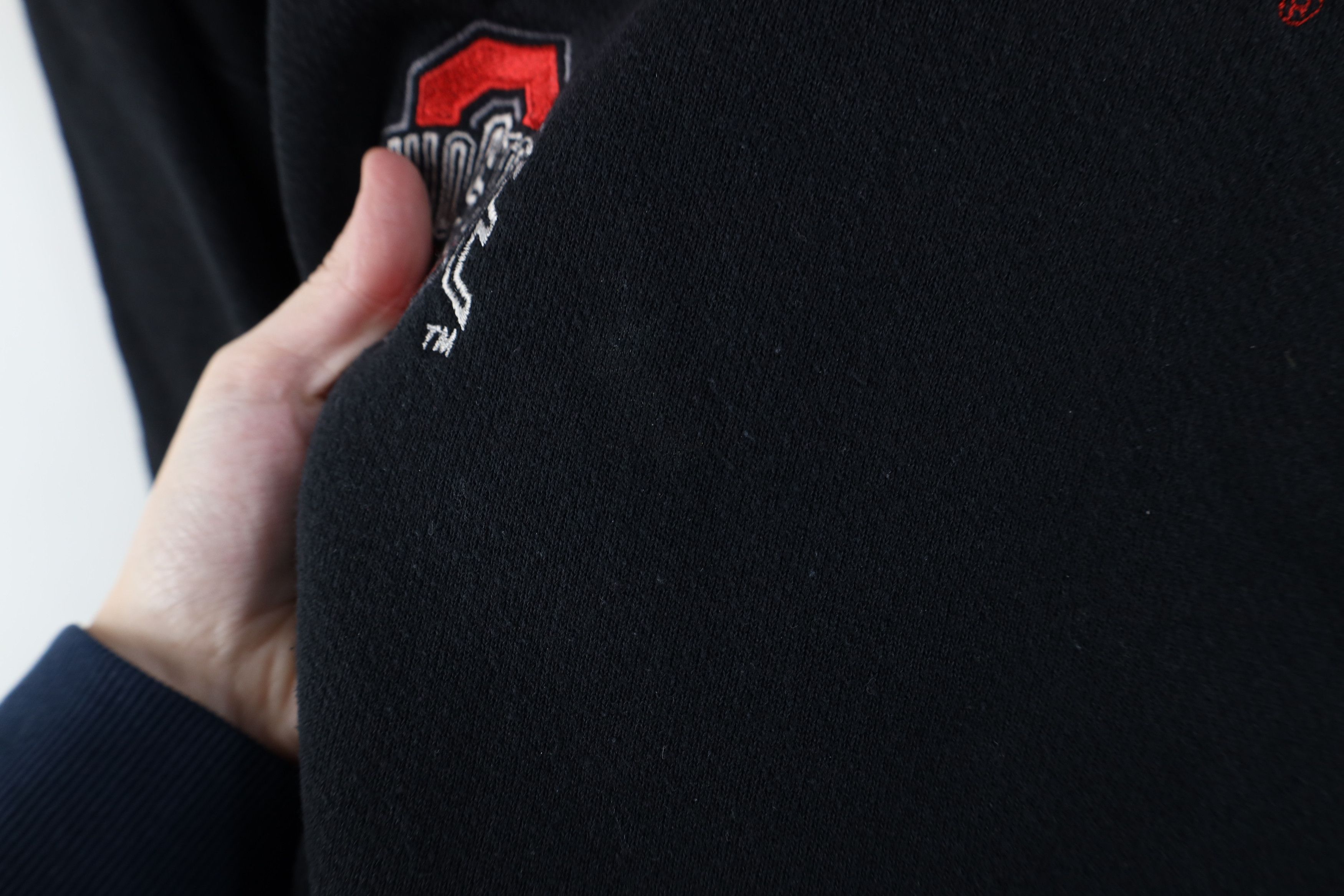 Vintage Vintage 90s Spell Ohio State University Sweatshirt Black USA Size US XXL / EU 58 / 5 - 6 Thumbnail