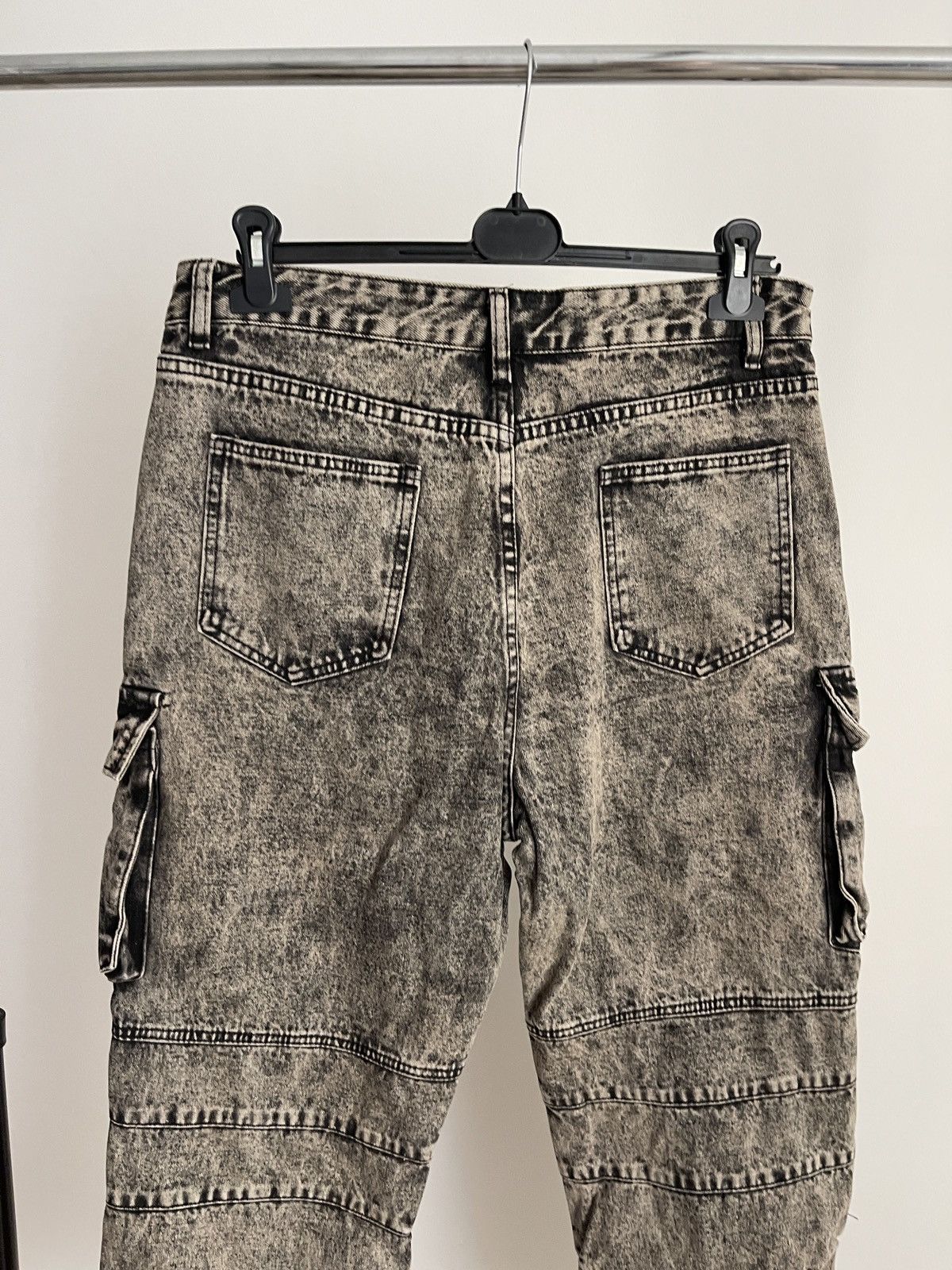 Vintage Supermade jeans cargo denim with pockets XL Size US 36 / EU 52 - 6 Thumbnail