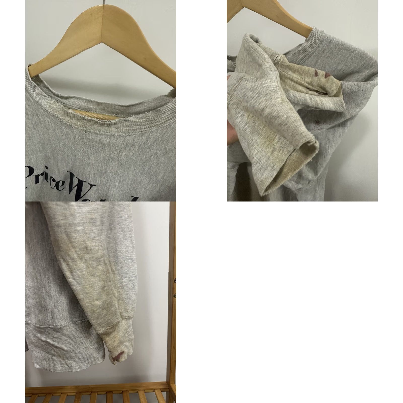 Champion VINTAGE Champion Sweatshirt L Gray Reverse Weave Price Waterhouse Tax Mens Size US XL / EU 56 / 4 - 8 Thumbnail
