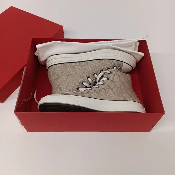 Valentino Valentino Toile Iconographe Flocked Sneakers - EU43.5/US10.5 Size US 10.5 / EU 43-44 - 15 Thumbnail