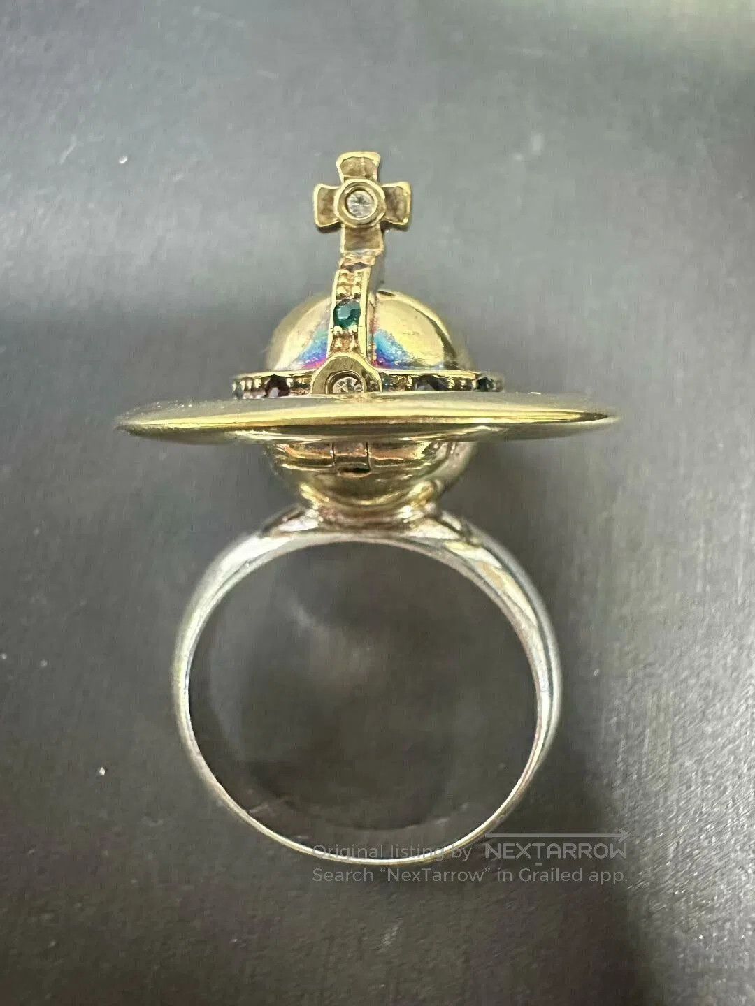 Vivienne Westwood vivienne westwood saturn ring in gold. Size ONE SIZE - 1 Thumbnail