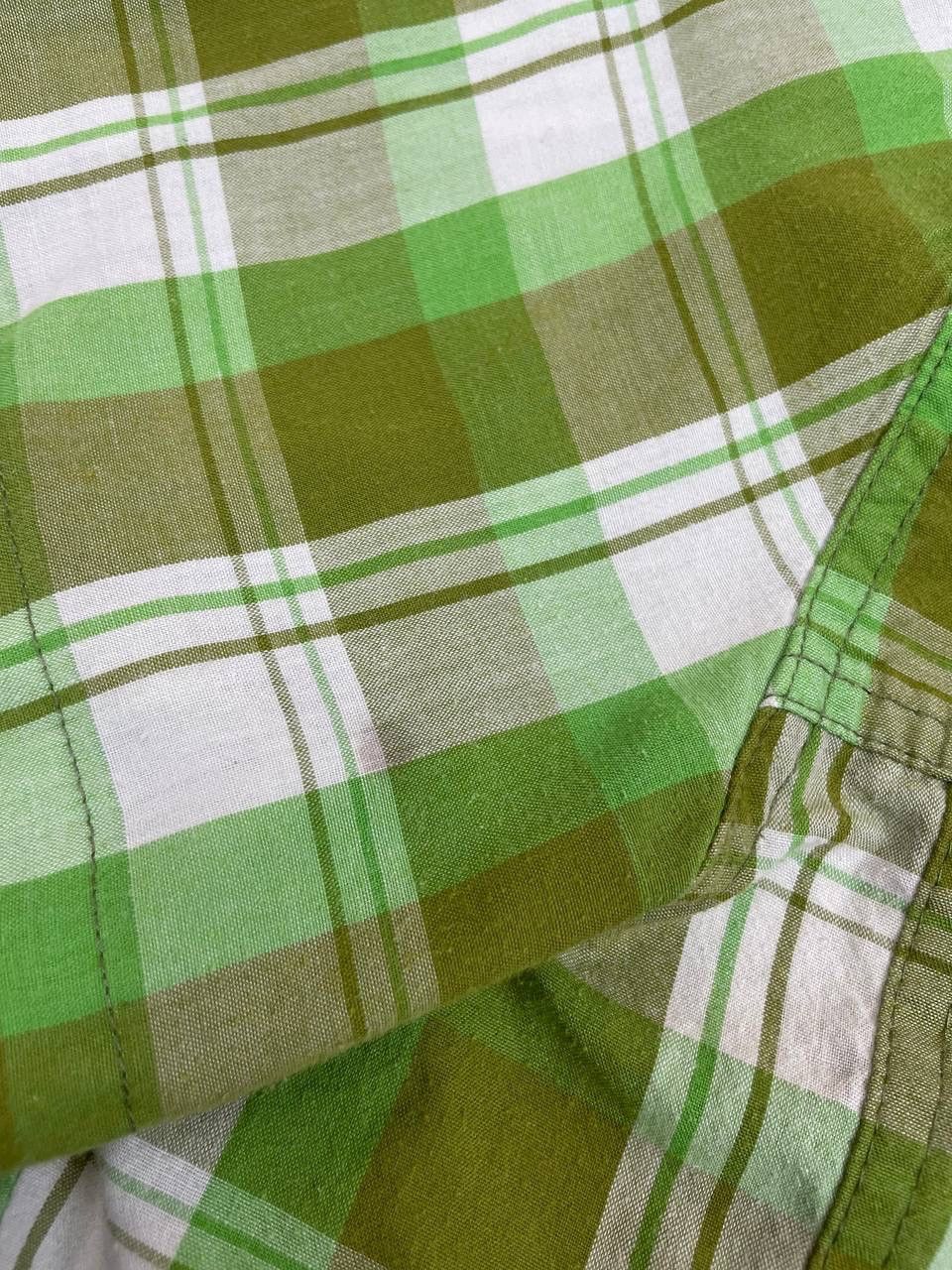 SALEWA Salewa Men Plaid Short Sleeve Shirt Green Size XL Size US XL / EU 56 / 4 - 6 Thumbnail