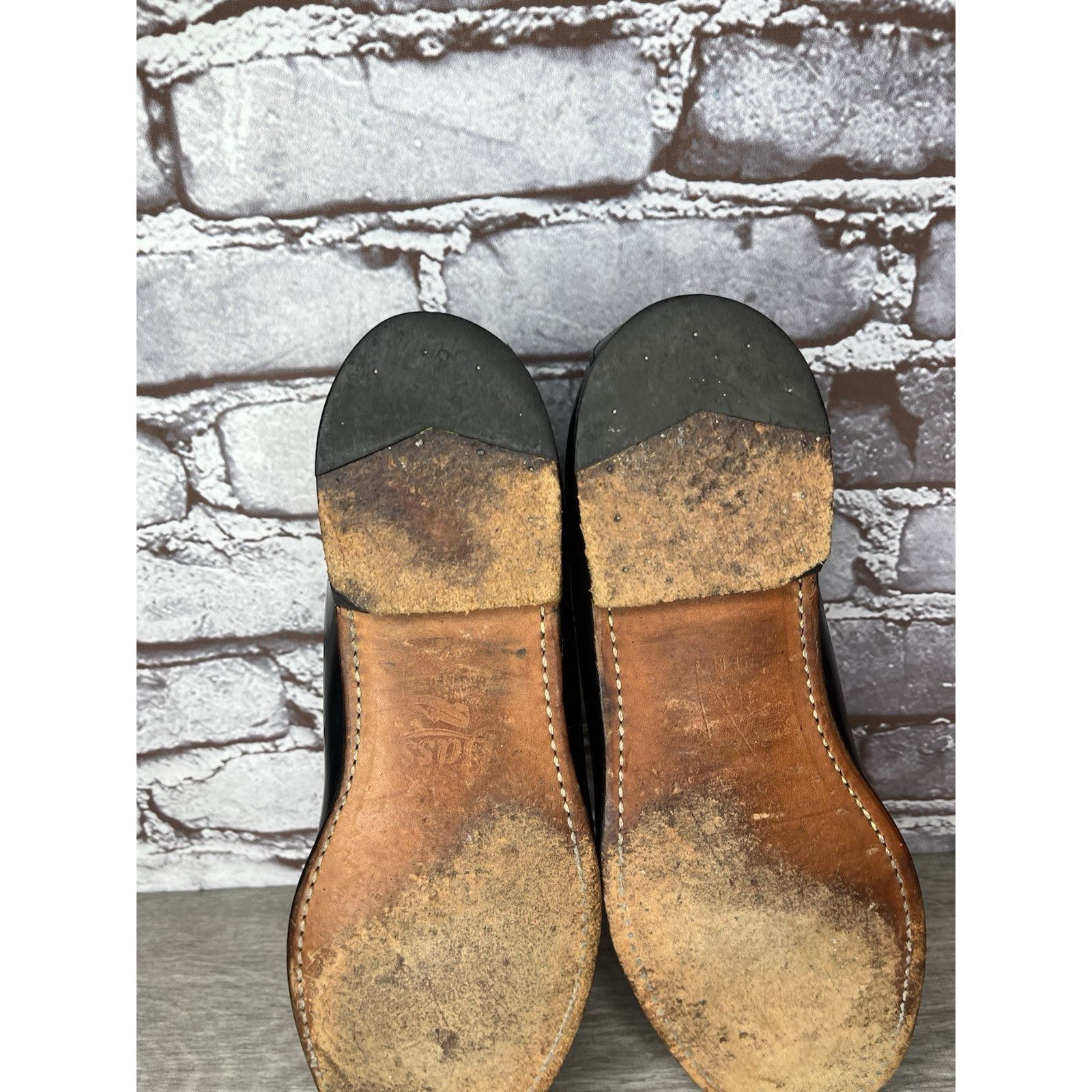 Bass G.H. Bass & Co Weejuns Black Leather Moccasin Loafers Dress Size US 9.5 / EU 42-43 - 9 Thumbnail