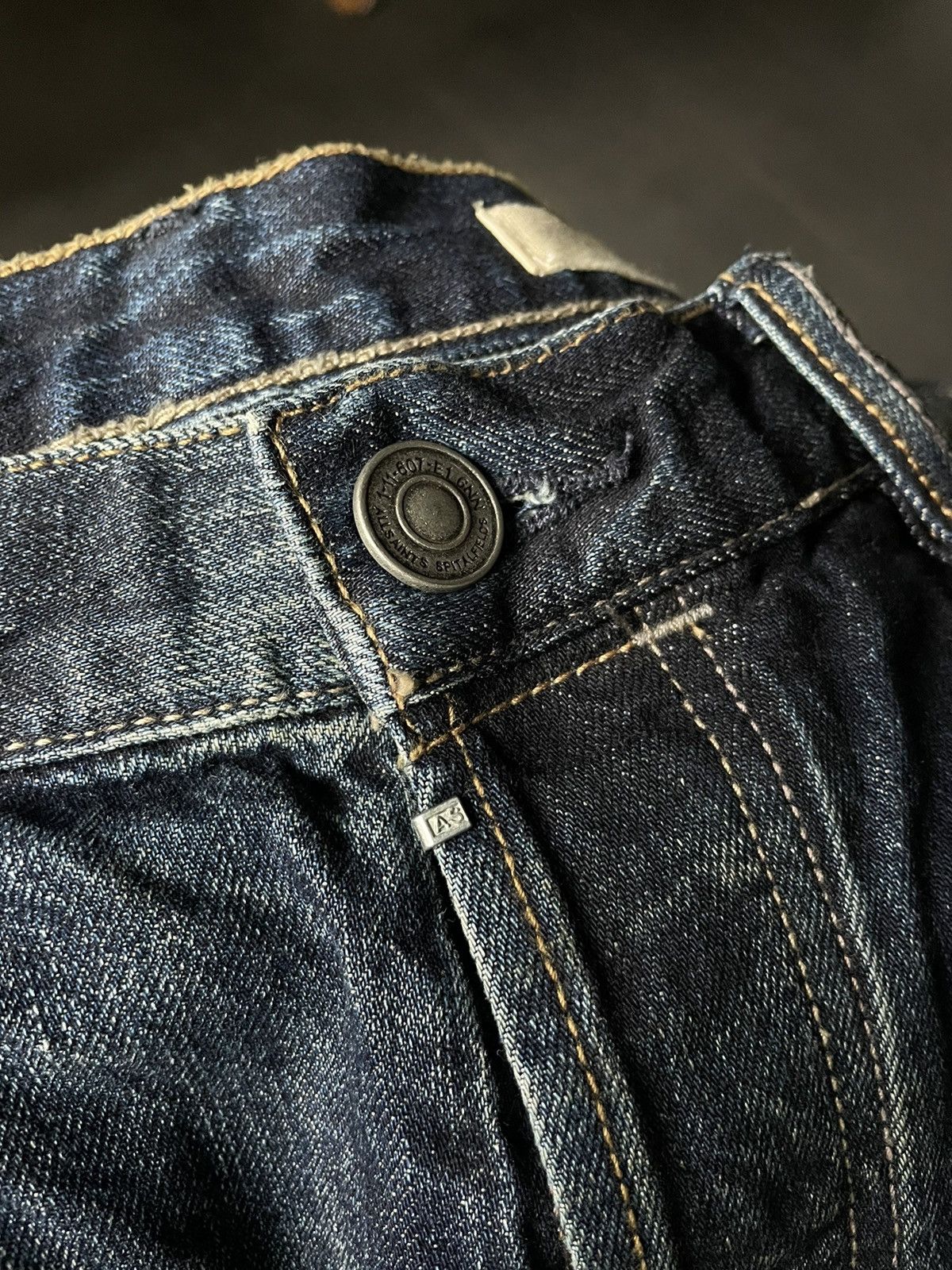 Japanese Brand Allsaints Baggy Washed Distressed Denim Faded Jeans Y2k Size US 34 / EU 50 - 8 Thumbnail