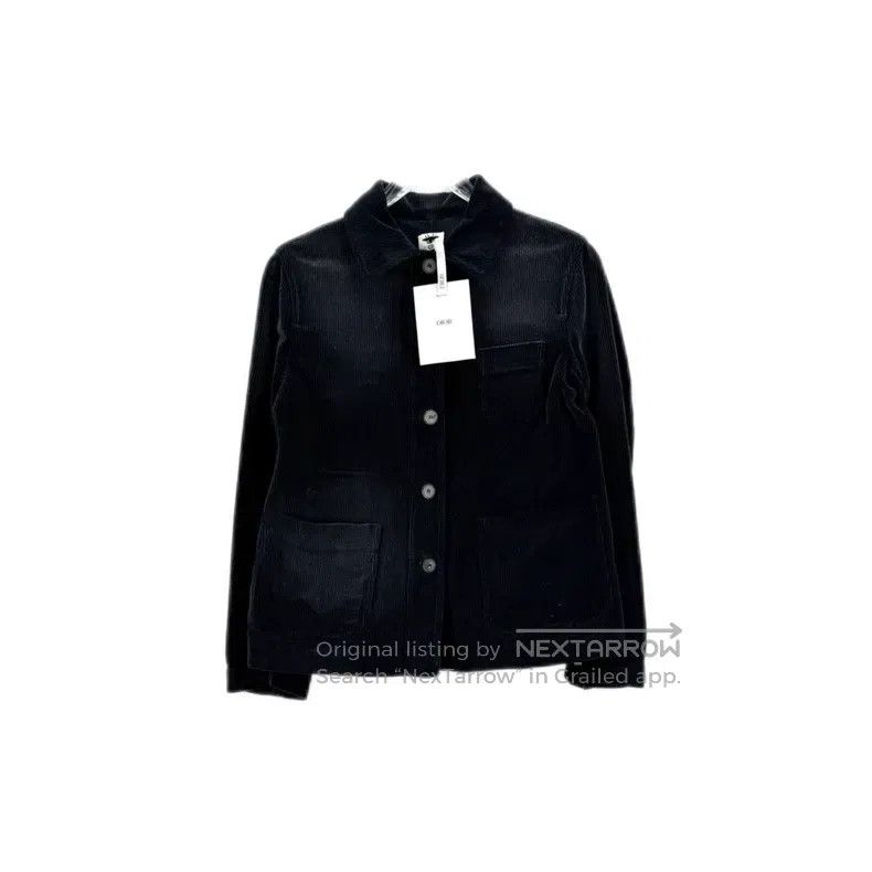 Dior Dior Dark blue bee logo corduroy jacket Size XS / US 0-2 / IT 36-38 - 1 Thumbnail