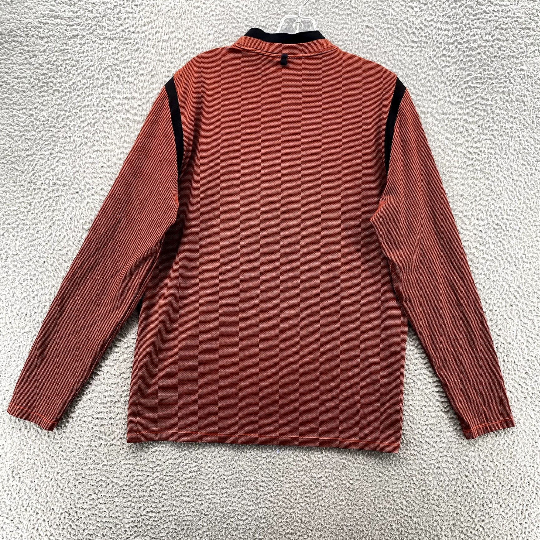 Nike Nike Golf Pullover Mens Large Orange Dri-Fit Performance Gym Training Athleisure Shirt Size US L / EU 52-54 / 3 - 4 Thumbnail