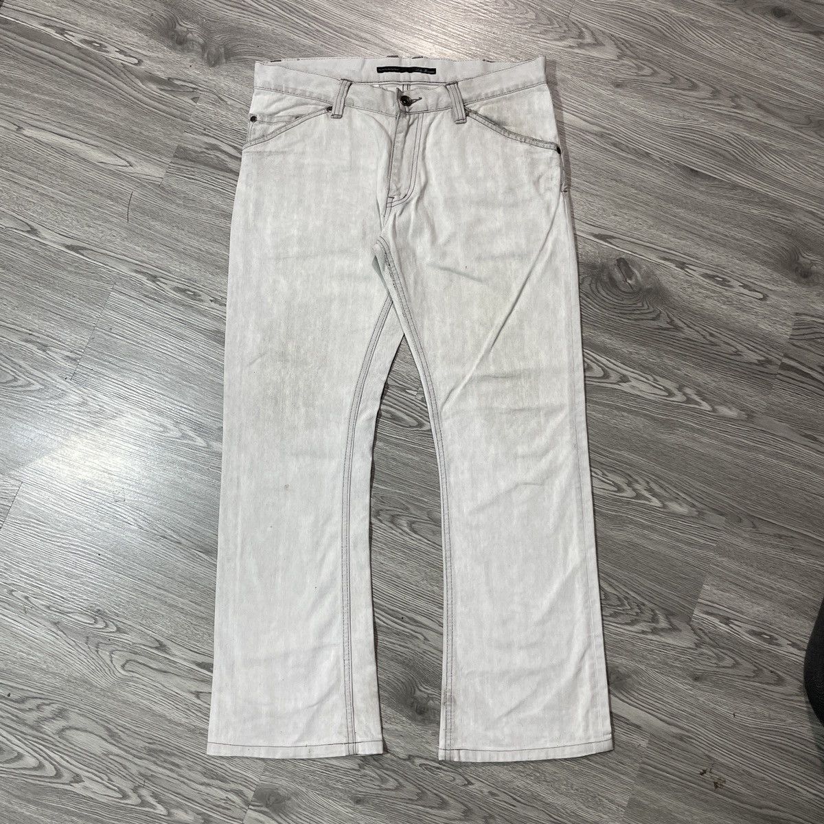 Issey Miyake × Japanese Brand × Tete Homme Tete homme denim pants Size US 34 / EU 50 - 3 Thumbnail