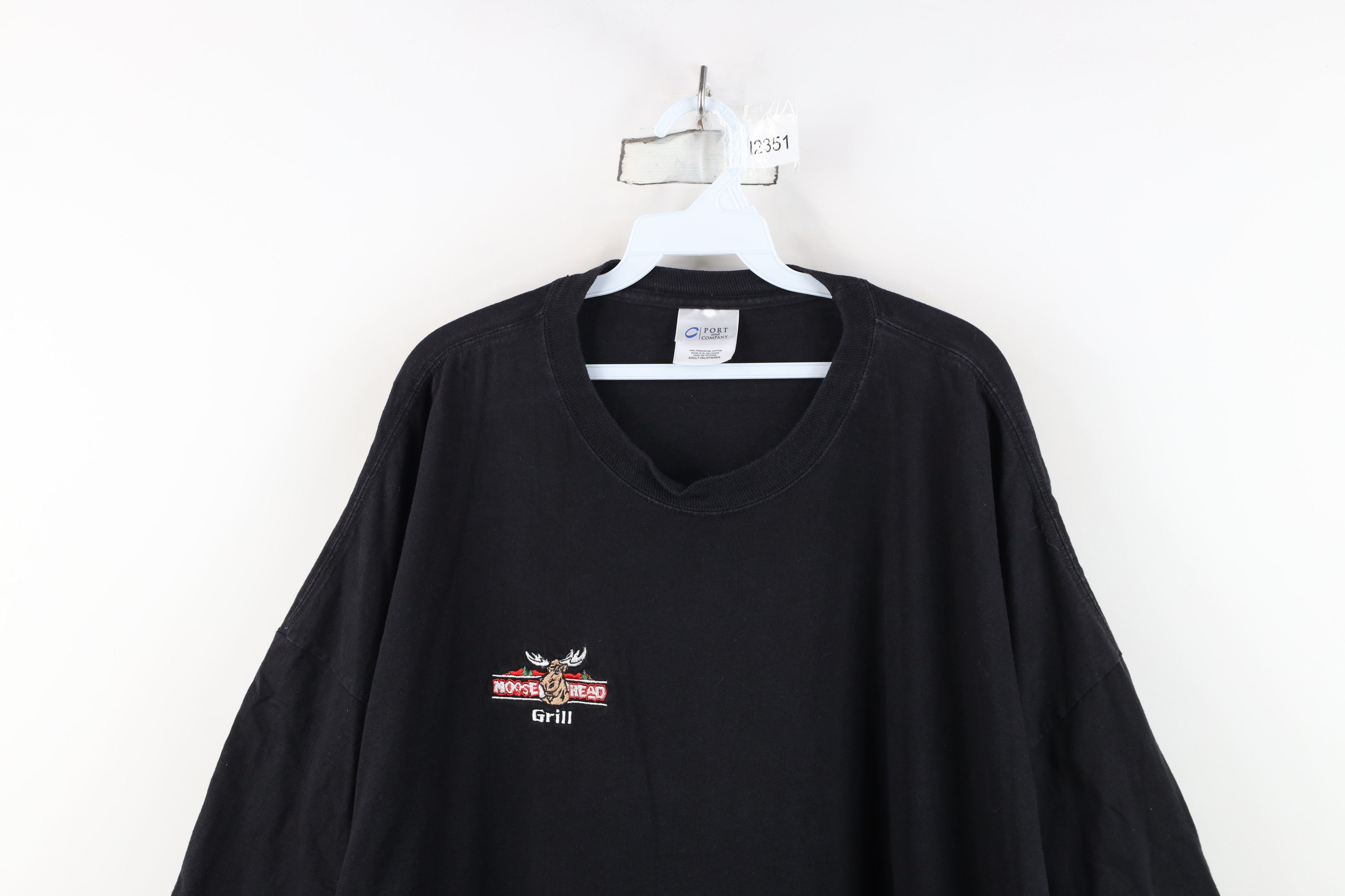 Vintage Vintage Spell Moose Head Grill Short Sleeve T-Shirt Black Size US XXL / EU 58 / 5 - 2 Thumbnail