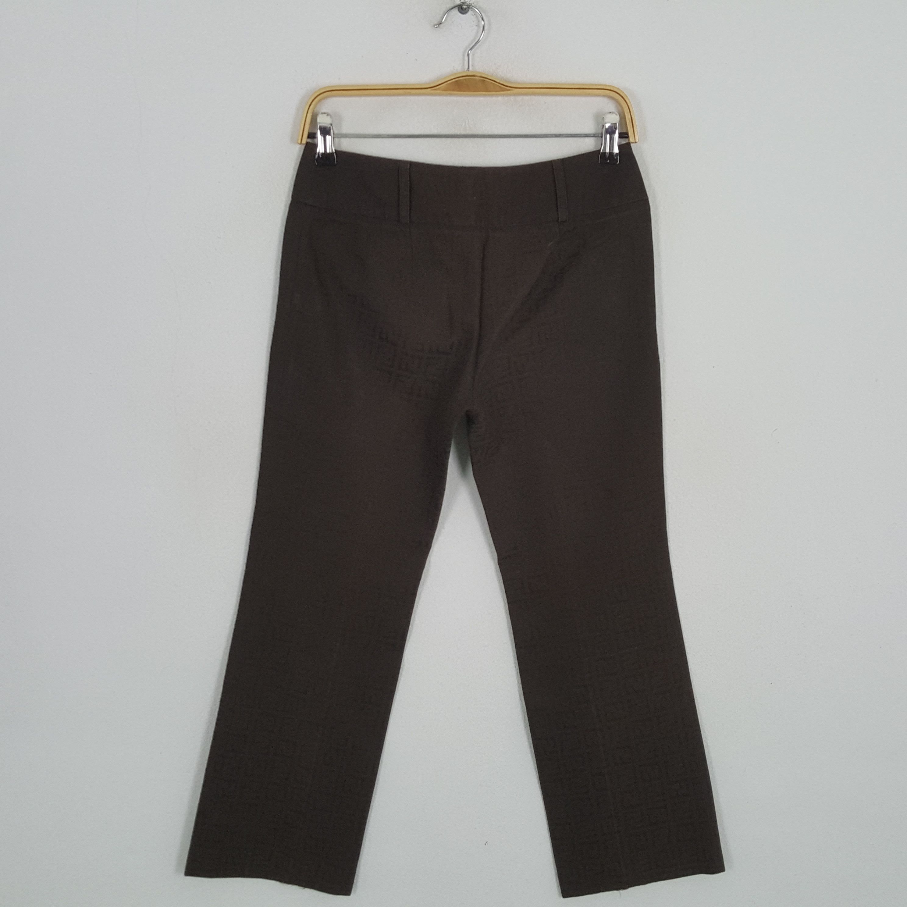 Fendi × Vintage Vintage FENDI Italian Fashion Brand Monogram Design Pants Size 27" / US 4 / IT 40 - 4 Thumbnail