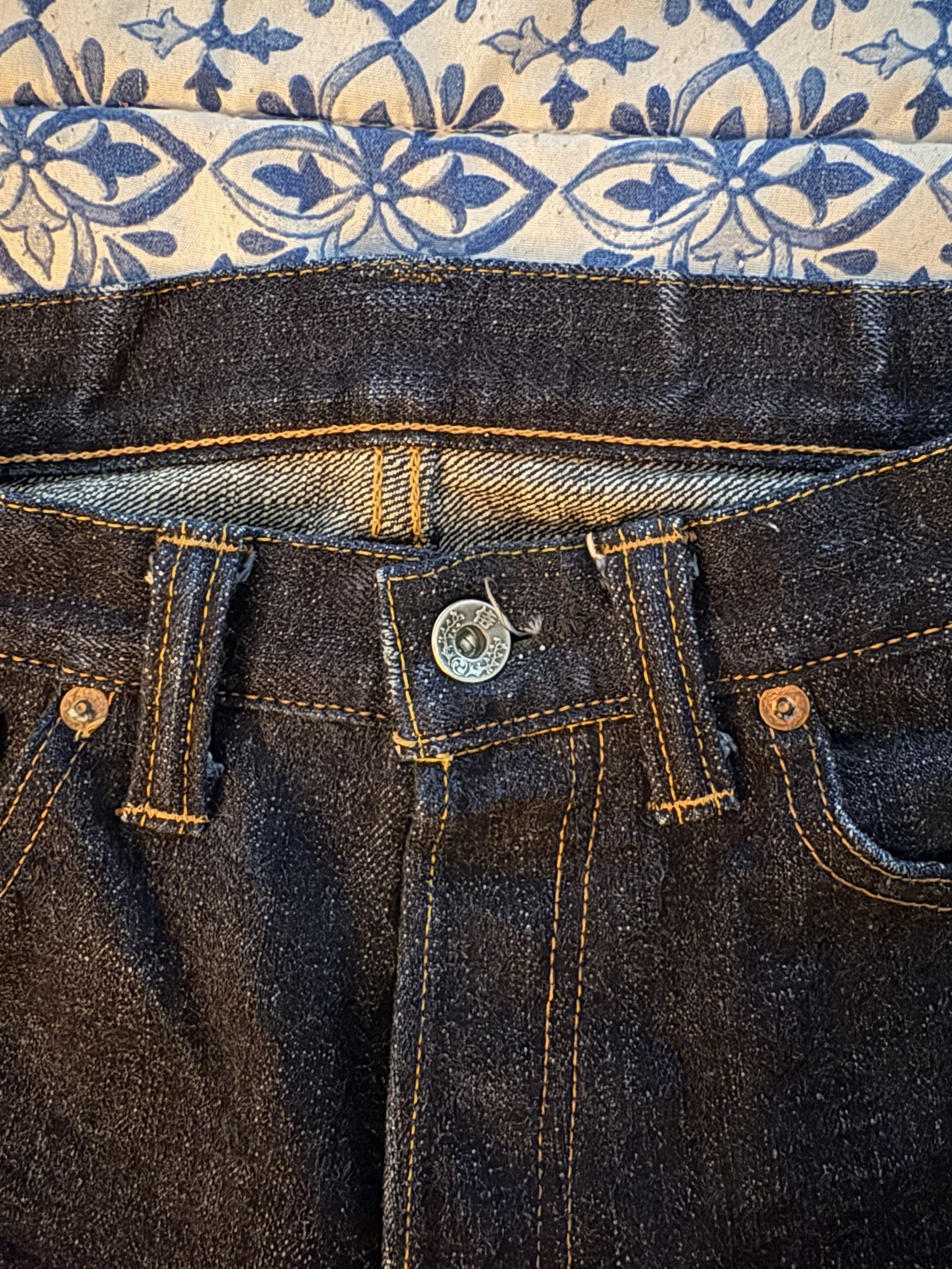 Samurai Jeans Samurai S5000VXII 17oz "Zero Bushido" Straight Jeans Size 28 Size US 28 / EU 44 - 5 Thumbnail