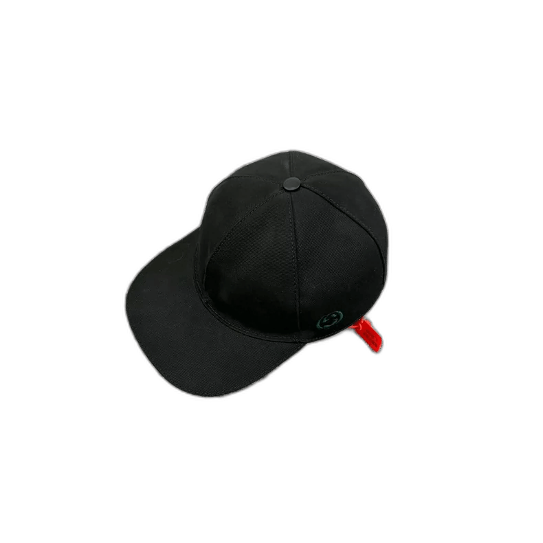 Gucci Gucci Embroidered Baseball Cap with Red Green Strap Size ONE SIZE - 1 Thumbnail