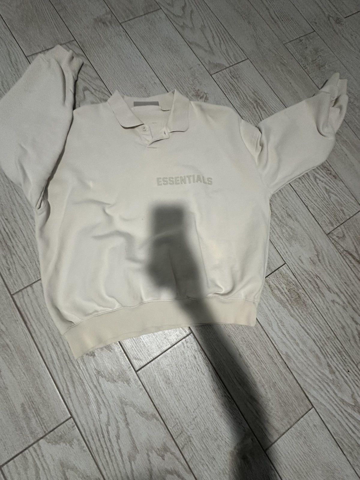 Essentials Fear of God Essentials Long-Sleeve Polo 'Egg Shell' Size US S / EU 44-46 / 1 - 1 Thumbnail
