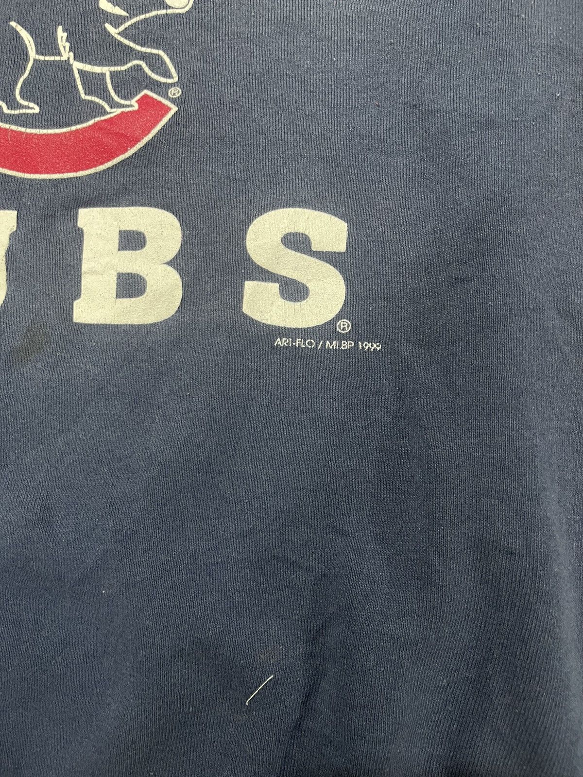 Fruit Of The Loom Vintage 90's Chicago Cubs Art/Flo MLBP Crewneck Sweatshirt Size US L / EU 52-54 / 3 - 6 Thumbnail