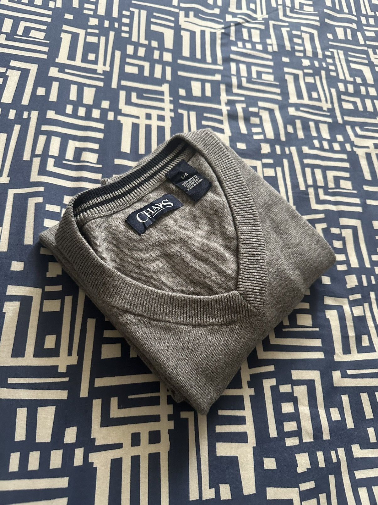 Chaps Ralph Lauren × Vintage Chaps Ralph Lauren Vest Mens Casual Waistcoat Sweater Size US L / EU 52-54 / 3 - 5 Thumbnail
