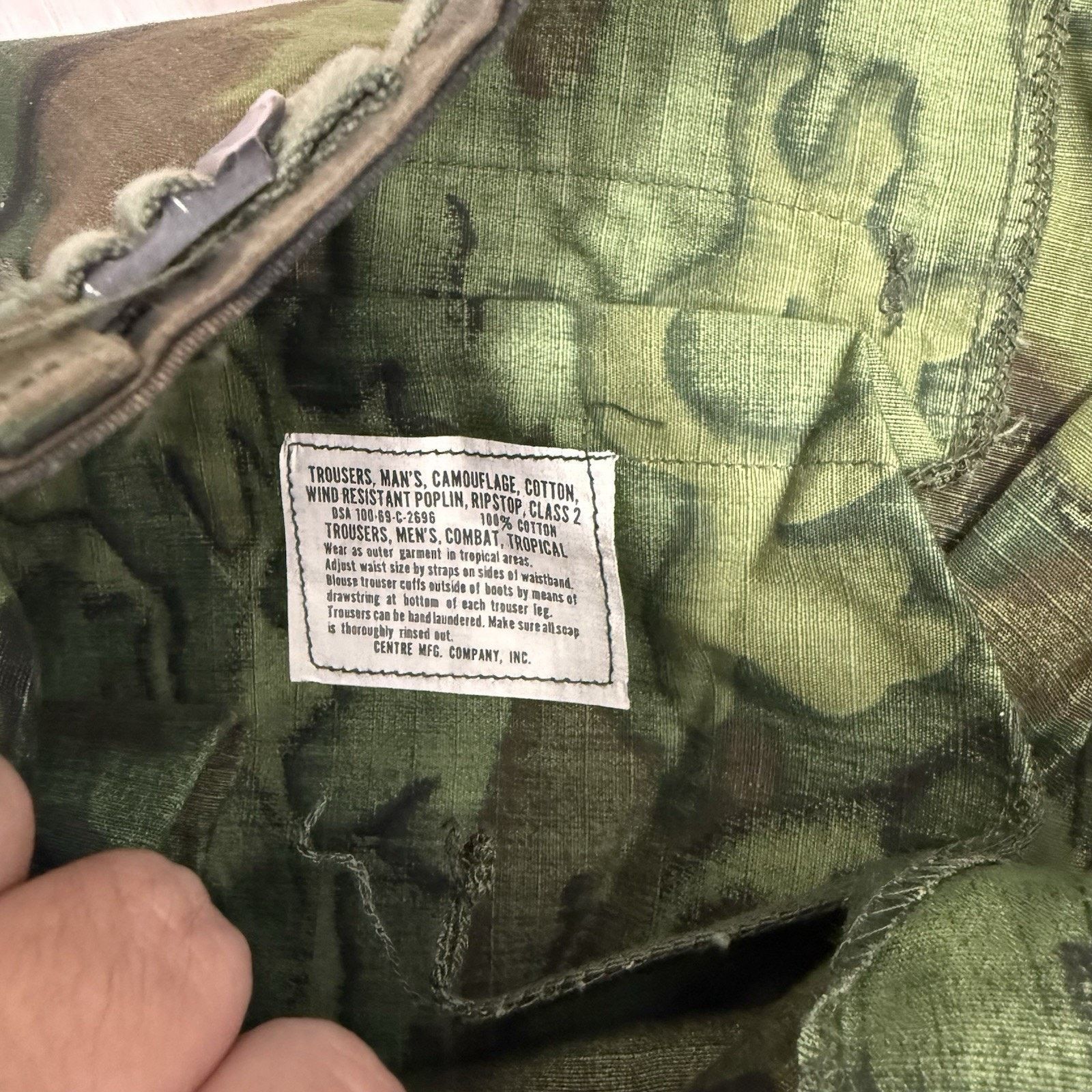 Other Vintage Military ERDL Trousers 34 Green 70s Vietnam Jungle Size US 34 / EU 50 - 7 Thumbnail