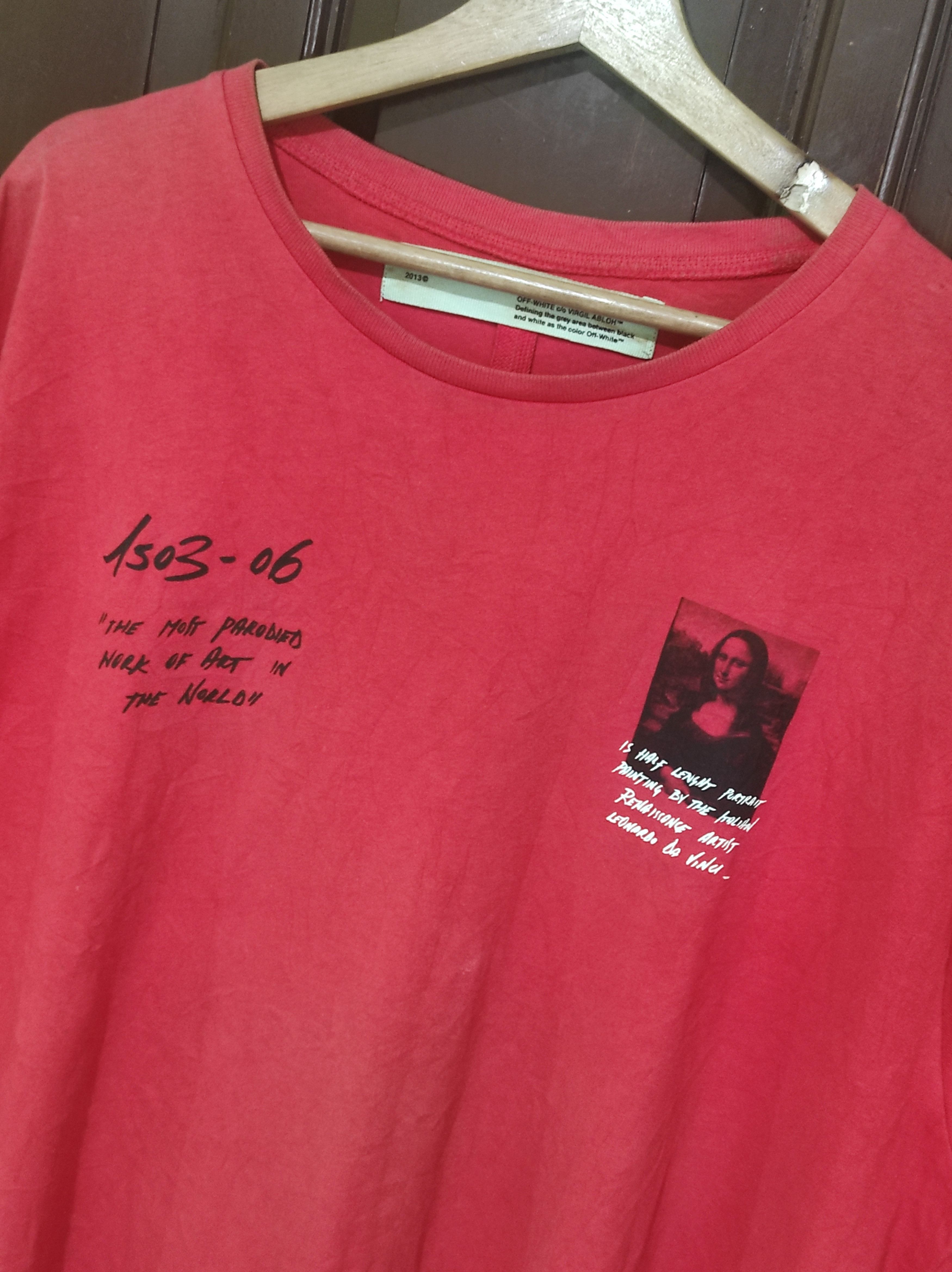 Off-White × Virgil Abloh Virgil Abloh Offwhite Monalisa Oversized Shirt Size US XL / EU 56 / 4 - 2 Thumbnail