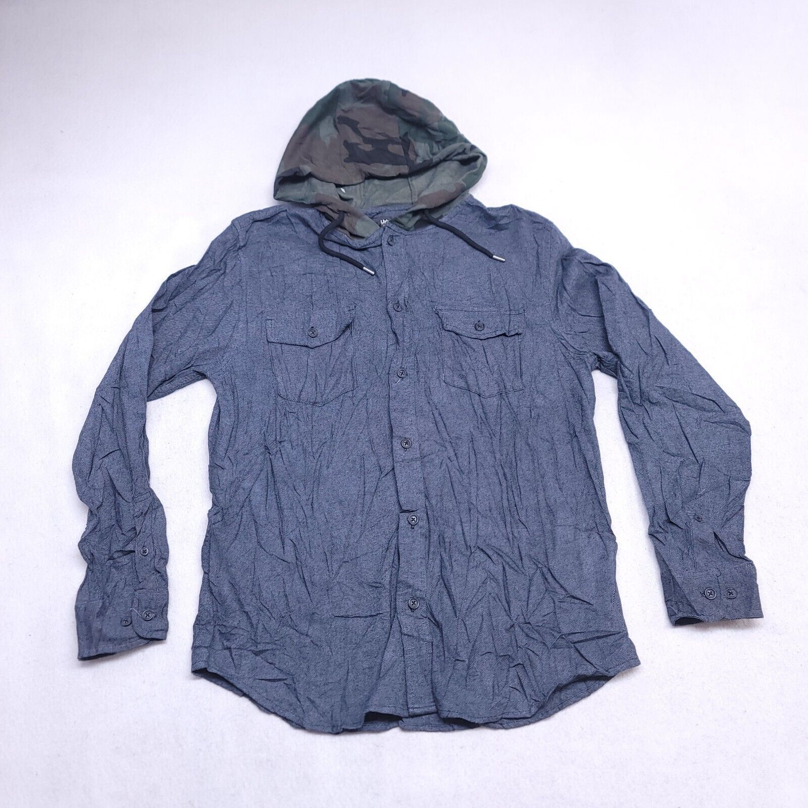 Urban Pipeline Urban Pipeline Casual Long Hoodie Mens Size Large Gray Green Size US L / EU 52-54 / 3 - 2 Thumbnail