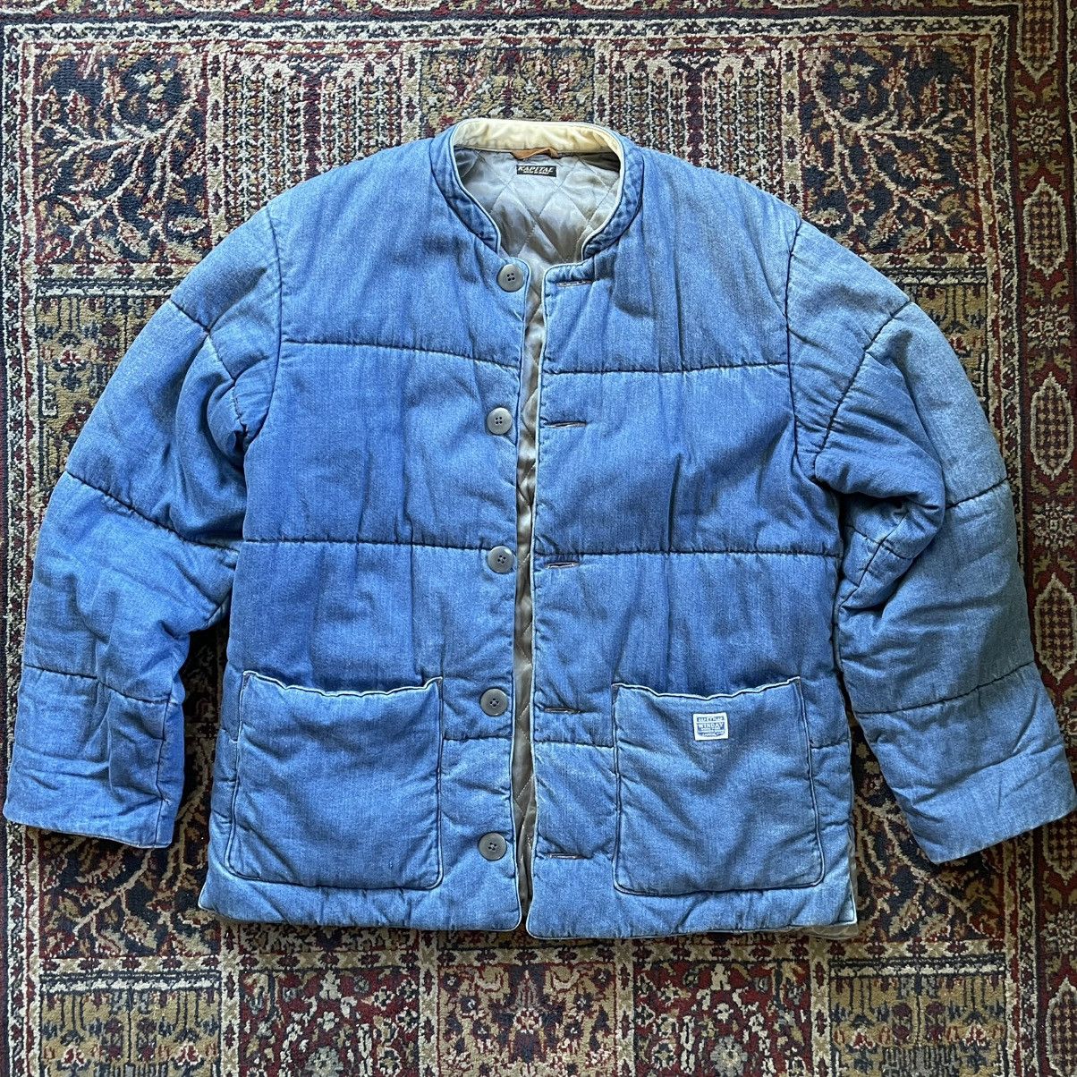Kapital Kapital Quilted Samu Blouson - 8oz Washed Indigo Denim sz 3 Size US L / EU 52-54 / 3 - 1 Thumbnail