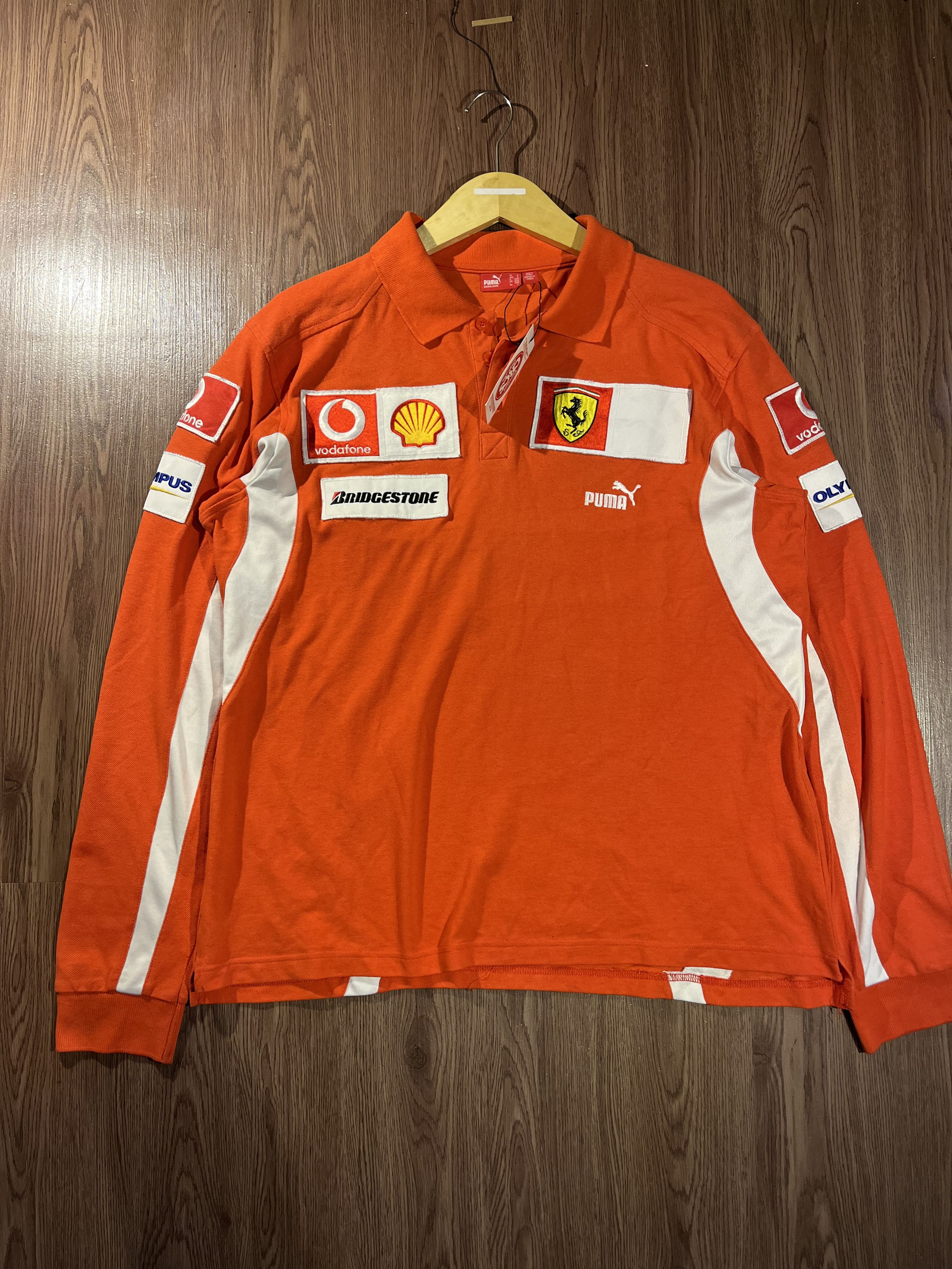 Scuderia Ferrari Vodafone F1 Team Long sleeve Polo shirt