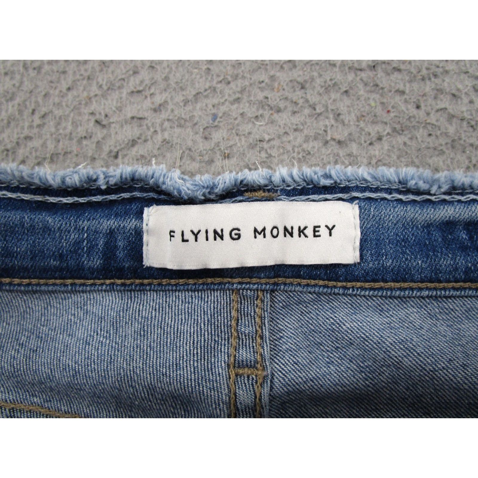 Vintage Flying Monkey Womens Jeans Skinny Denim Stretch Blue Size 27 5-Pocket Design Cotton Blend Size 27" / US 4 / IT 40 - 4 Thumbnail