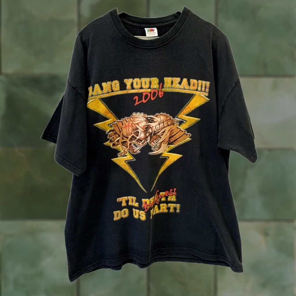 Band Tees × Black Flag × Vintage Vintage Black Flag 86 Tour In My