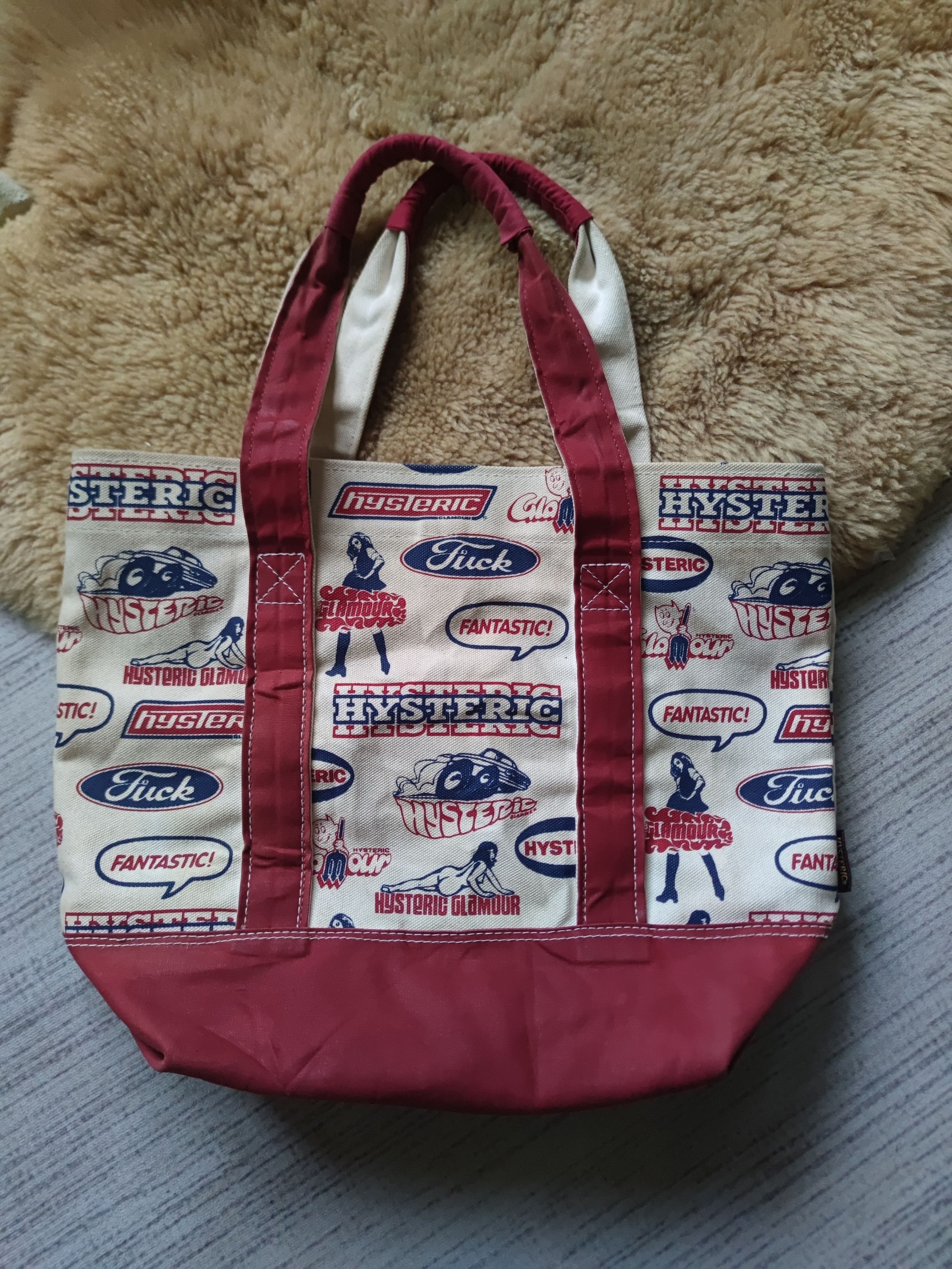 Hysteric Glamour Vintage HYSTERIC GLAMOUR Canvas Tote Bag Size ONE SIZE - 1 Thumbnail