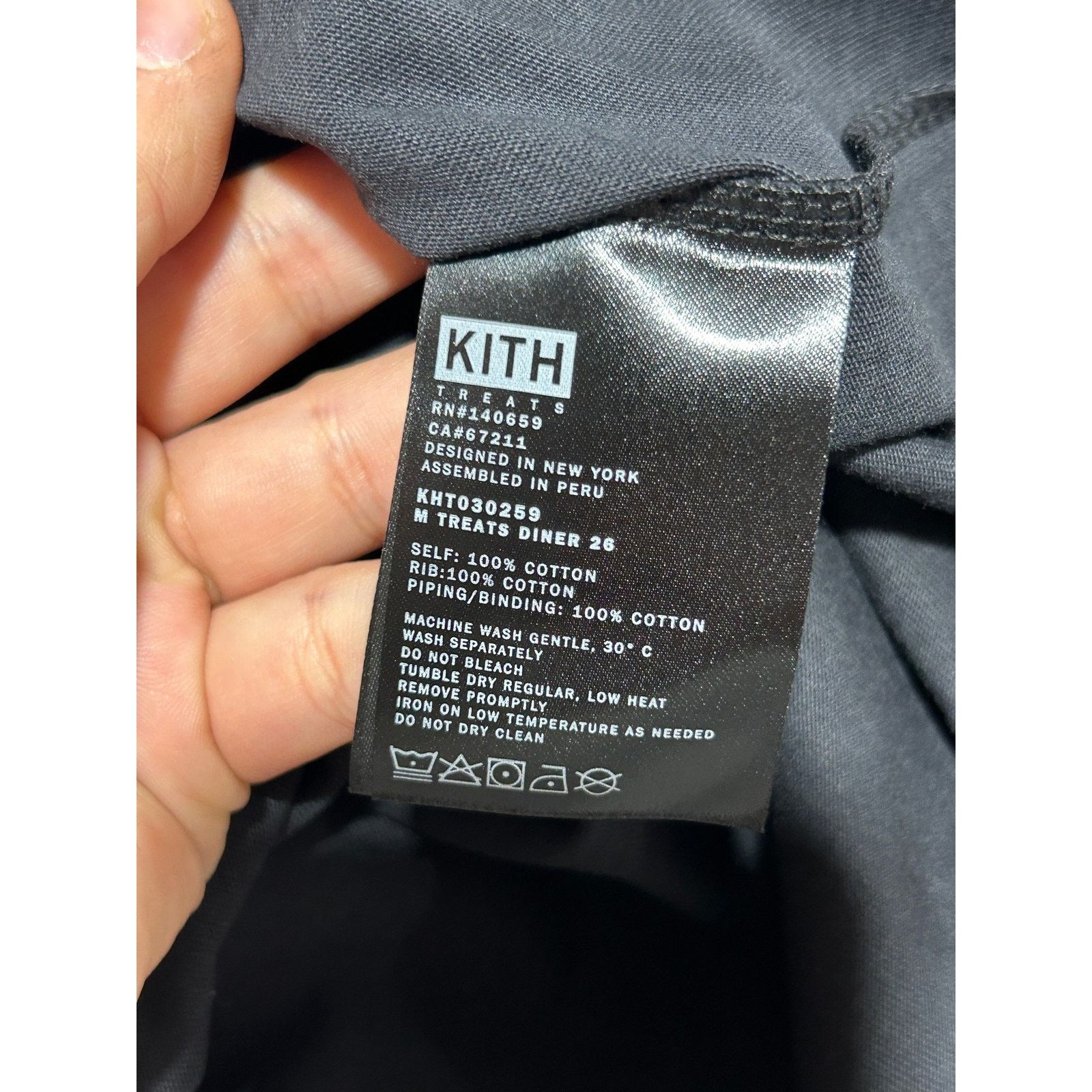 Kith KITH TREATS DINER SIGN TEE BLACK SIZE MEDIUM NEW Size US M / EU 48-50 / 2 - 4 Thumbnail