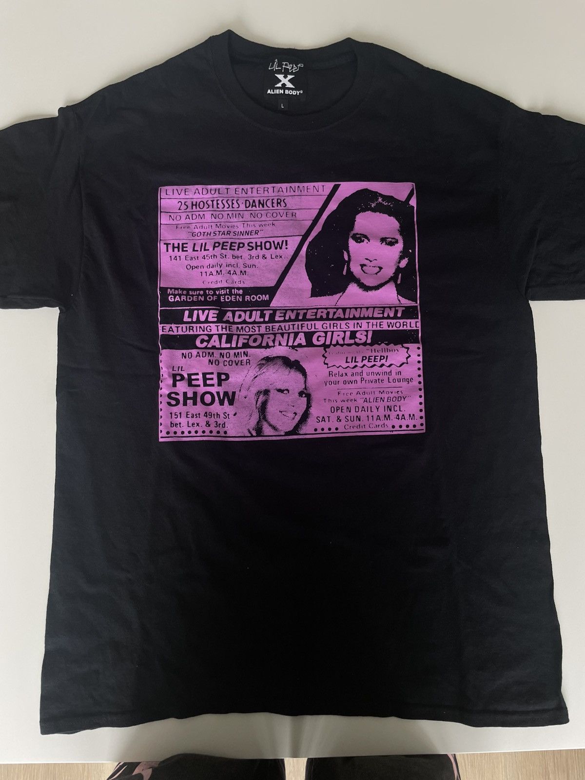 Alien Body × Lil Peep Lil peep x alien body RARE! Size US L / EU 52-54 / 3 - 1 Thumbnail