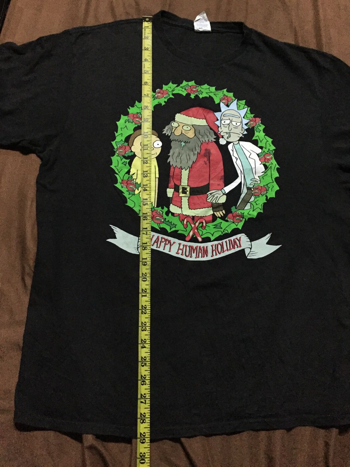 Cartoon Network Rick and Morty Happy Human Holiday Tee Size US L / EU 52-54 / 3 - 5 Thumbnail