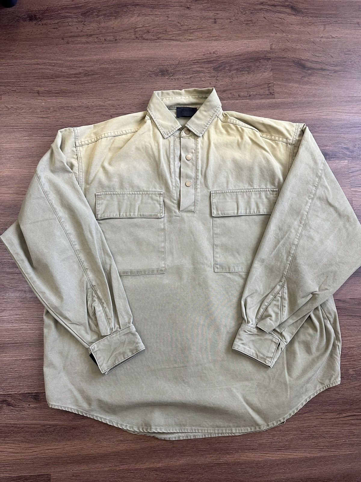 Fear of God Fear of God 7th Green/Sun-Faded Shirt Size US M / EU 48-50 / 2 - 1 Thumbnail