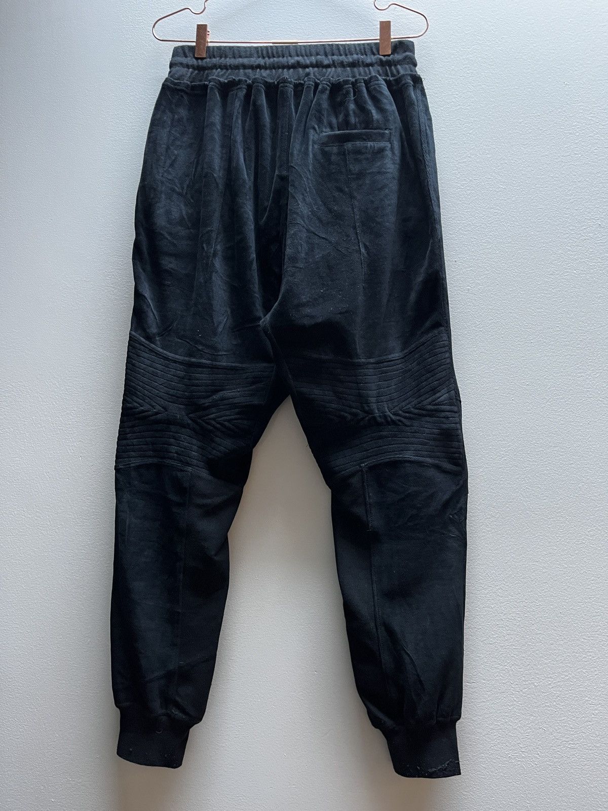 パンツ HAIDER ACKERMANN biker sweat BLACK HAIDER ACKERMANN BIKER SWEAT PANTS