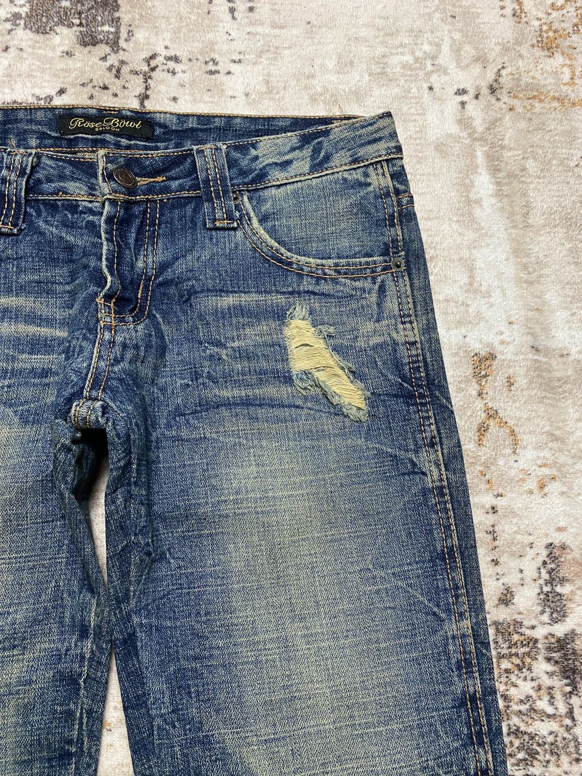 Hysteric Glamour Rare💥Rusty Crack Red PepperxPeace Jeans Size US 30 / EU 46 - 5 Thumbnail